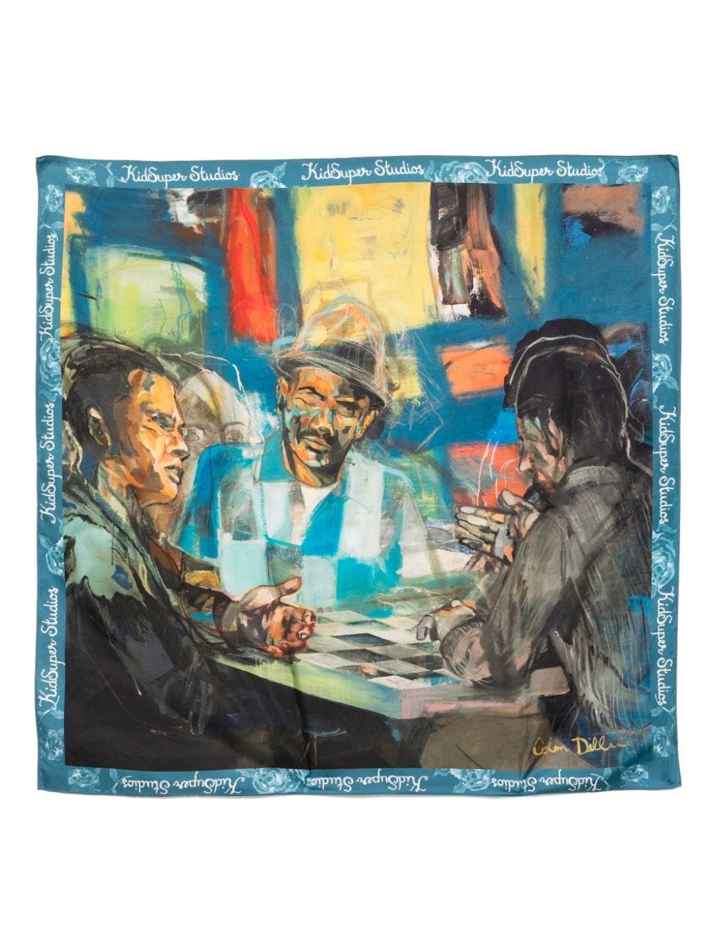 Never Ending Dominos silk scarf - 1