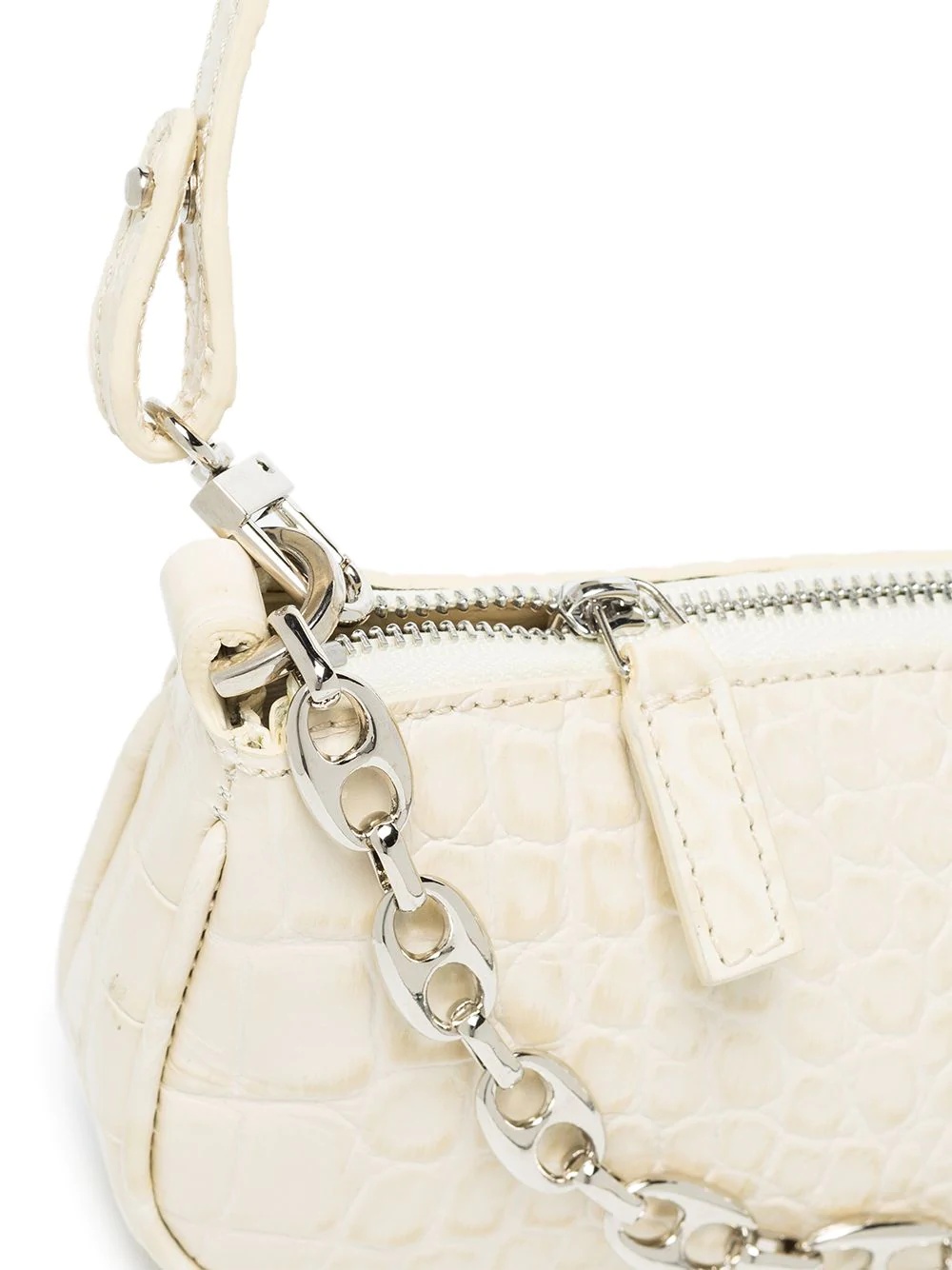 mini Rachel crocodile-effect shoulder bag - 5