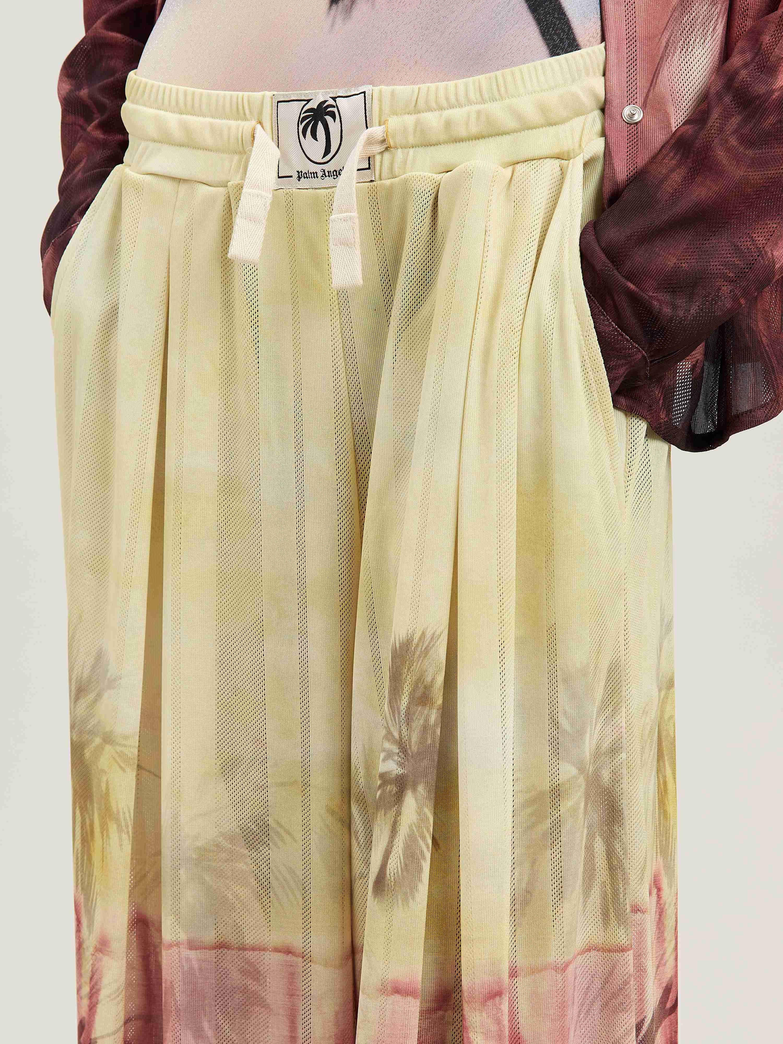 Sunset palms mesh pants - 6