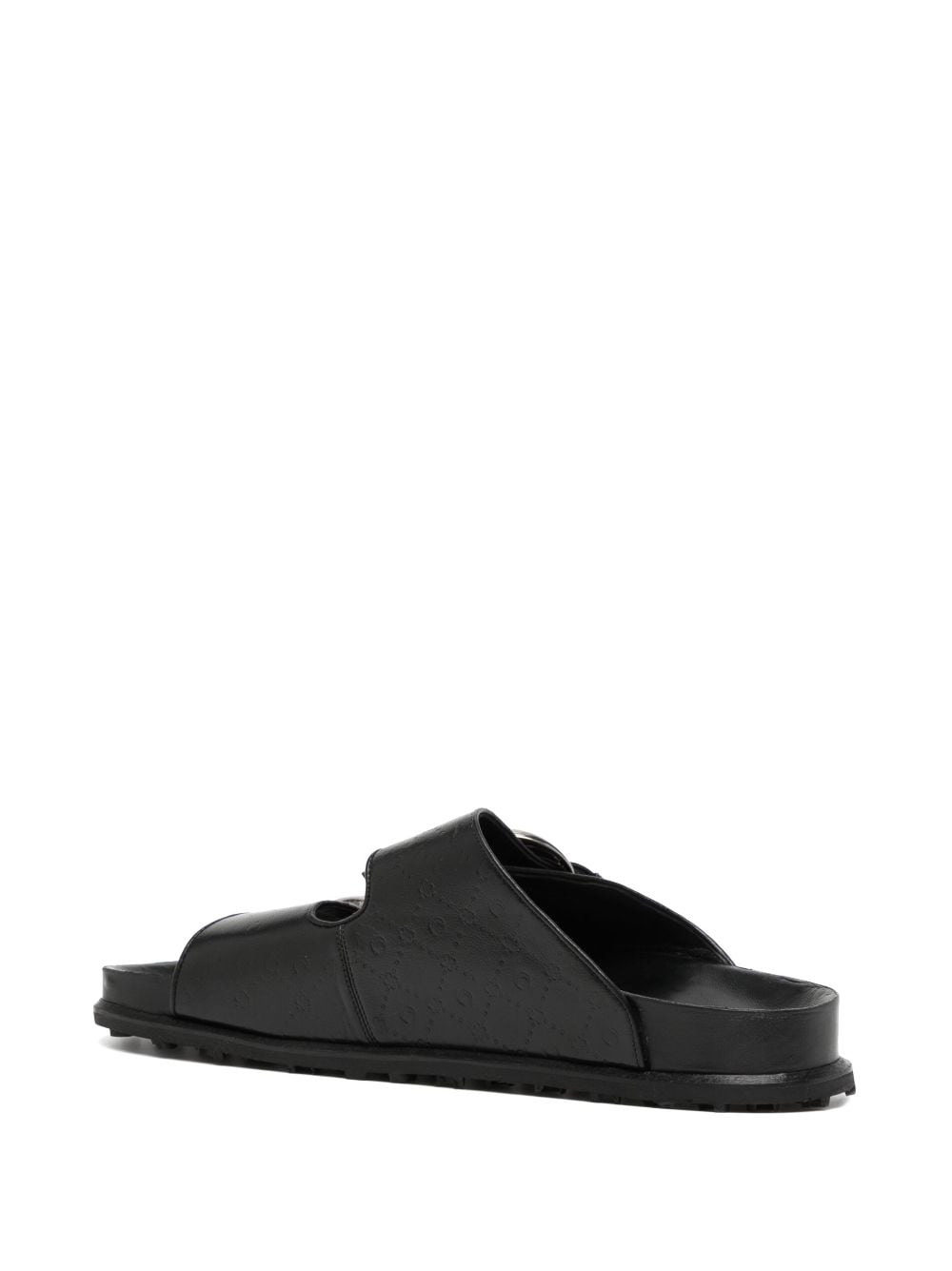 MEN'S LEATHER SANDAL (BLACK) - 2