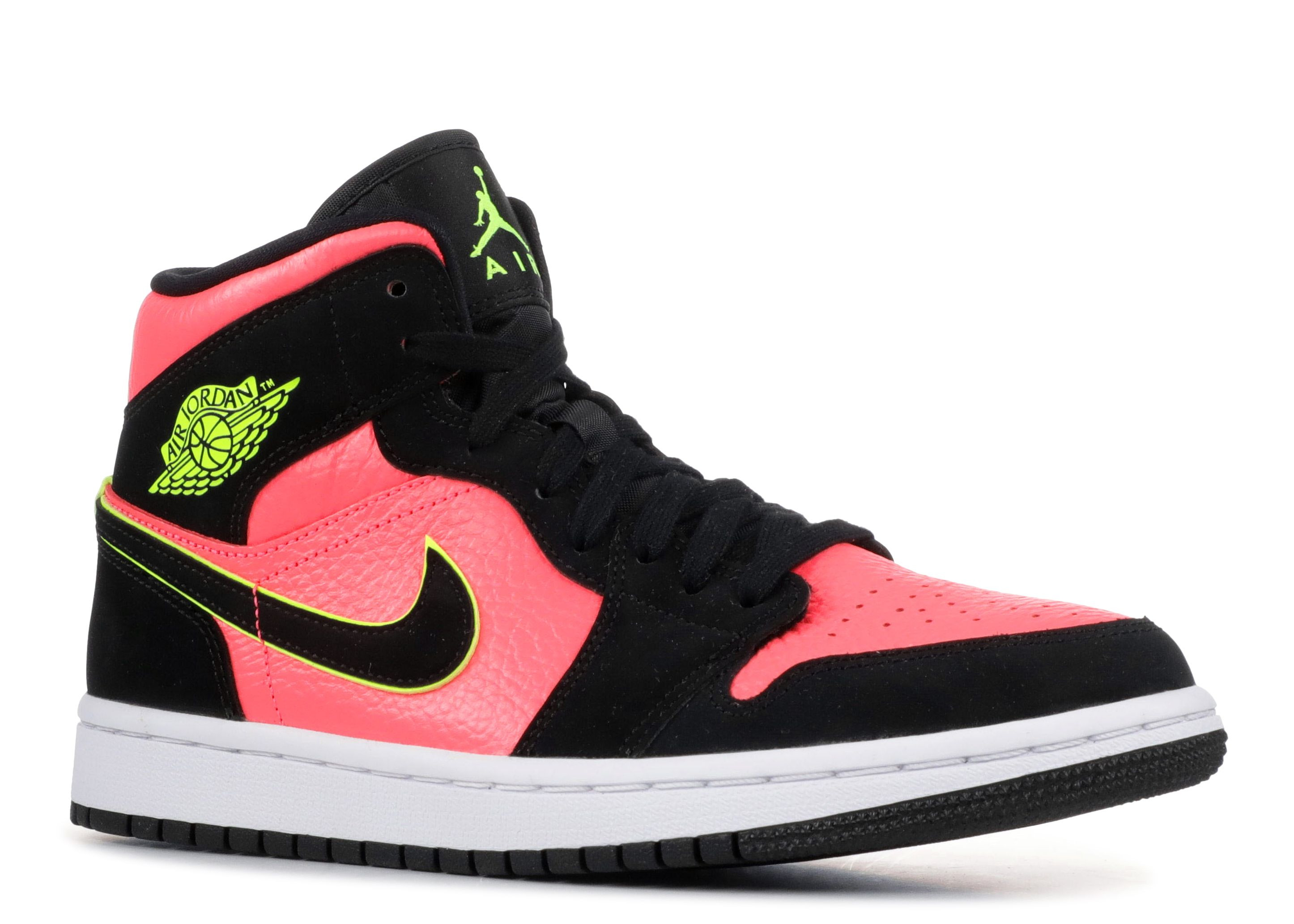 WMNS JORDAN 1 RETRO MID 'HOT PUNCH VOLT' - 2