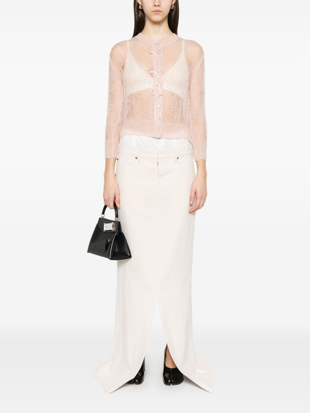 Maison Margiela Women Long Denim Skirt - 7