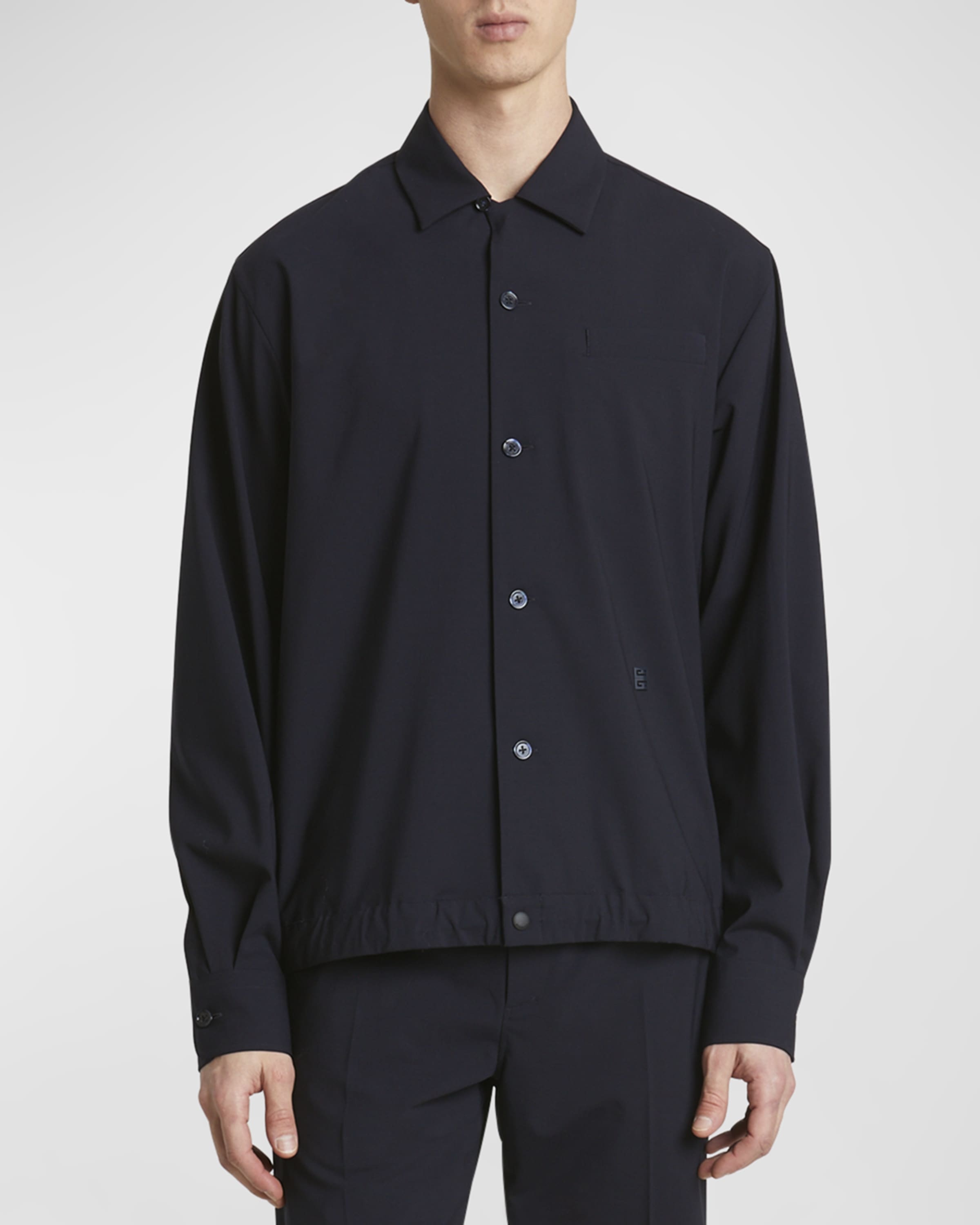 Men's Wool Long-Sleeve 4G Overshirt - 2