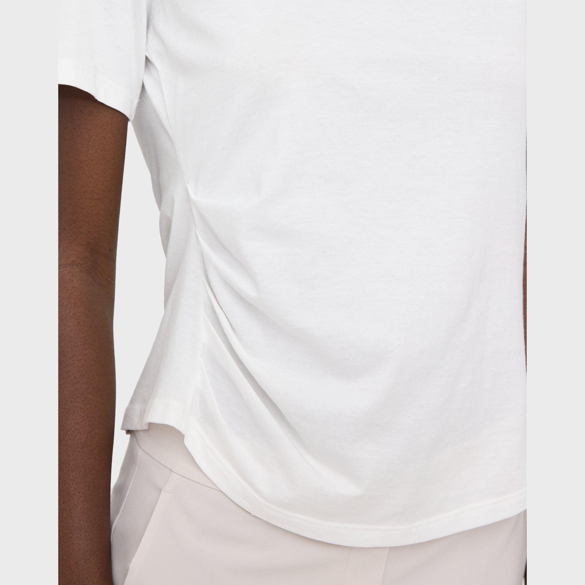 Draped Tee in Organic Cotton - 4