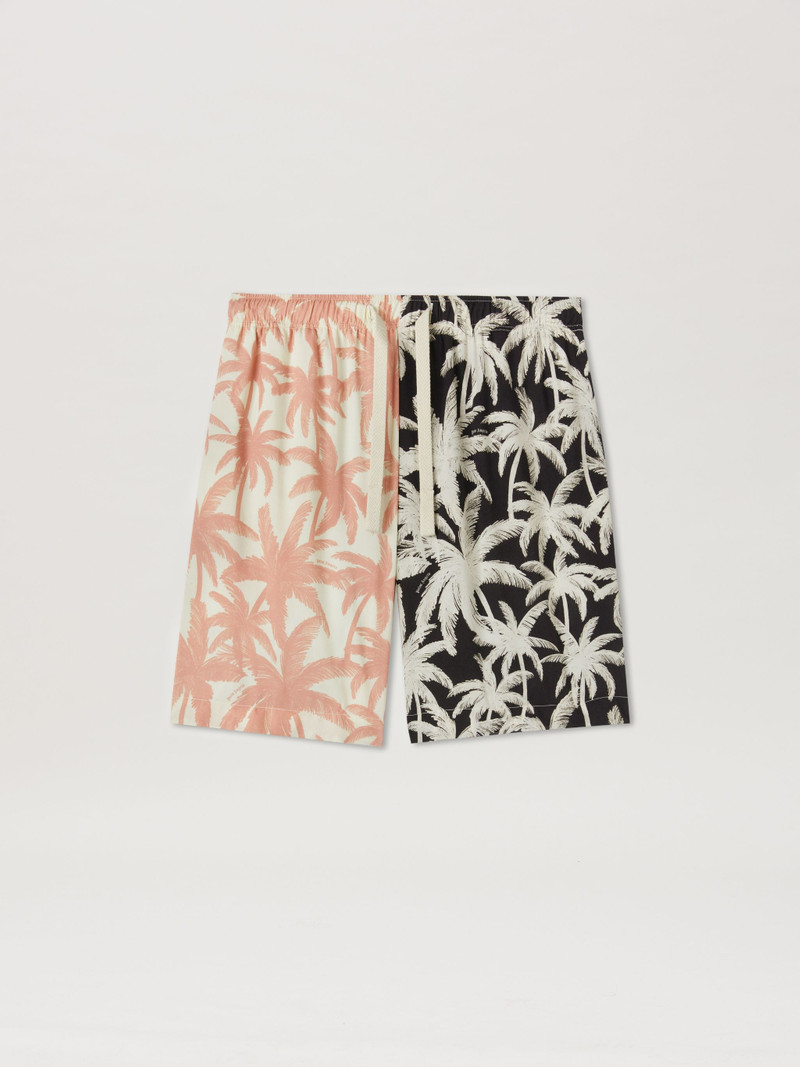Patchwork Palms Shorts 1