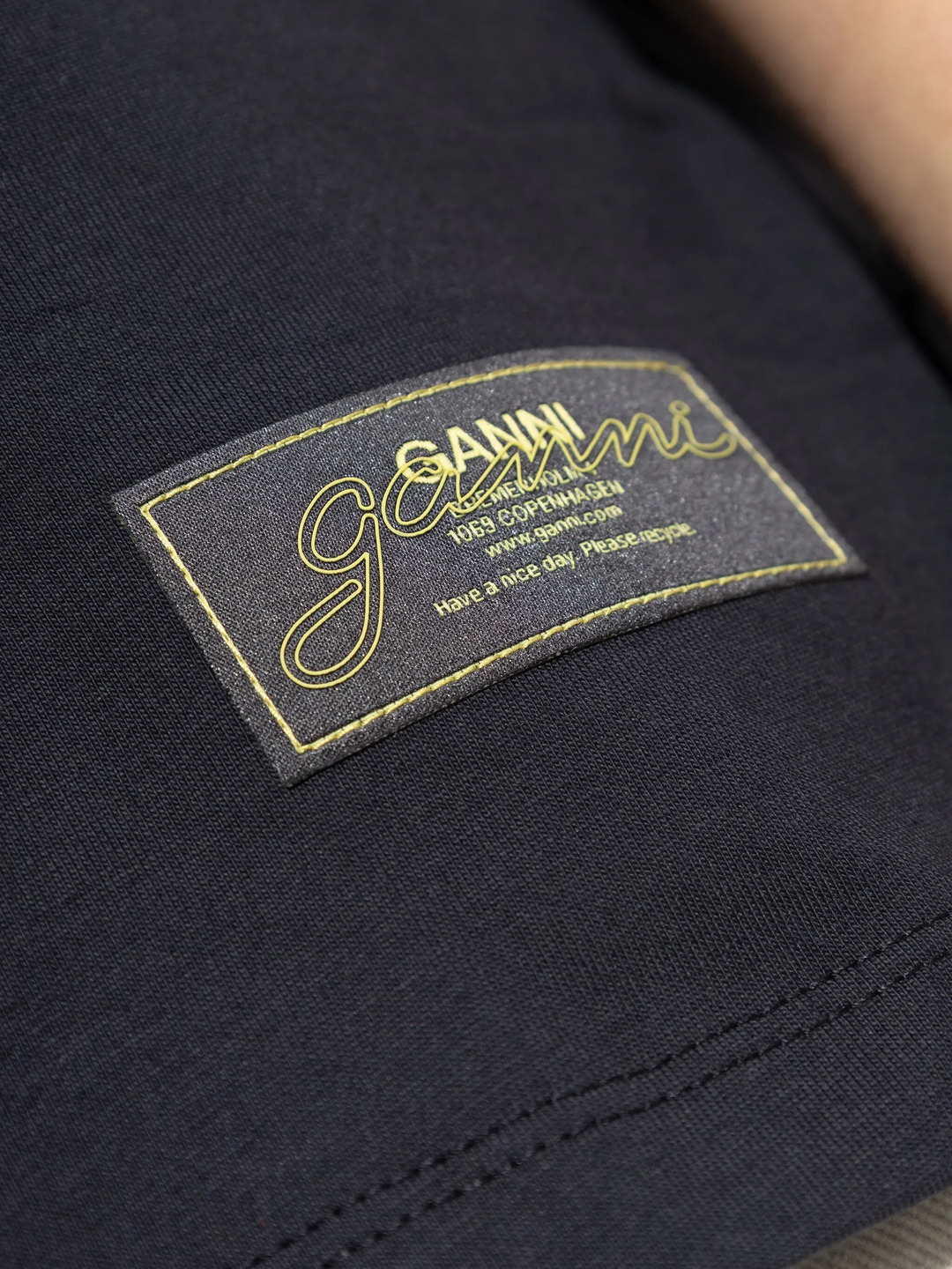 Basic Cotton Jersey Damask Relaxed Fit T-Shirt - 5
