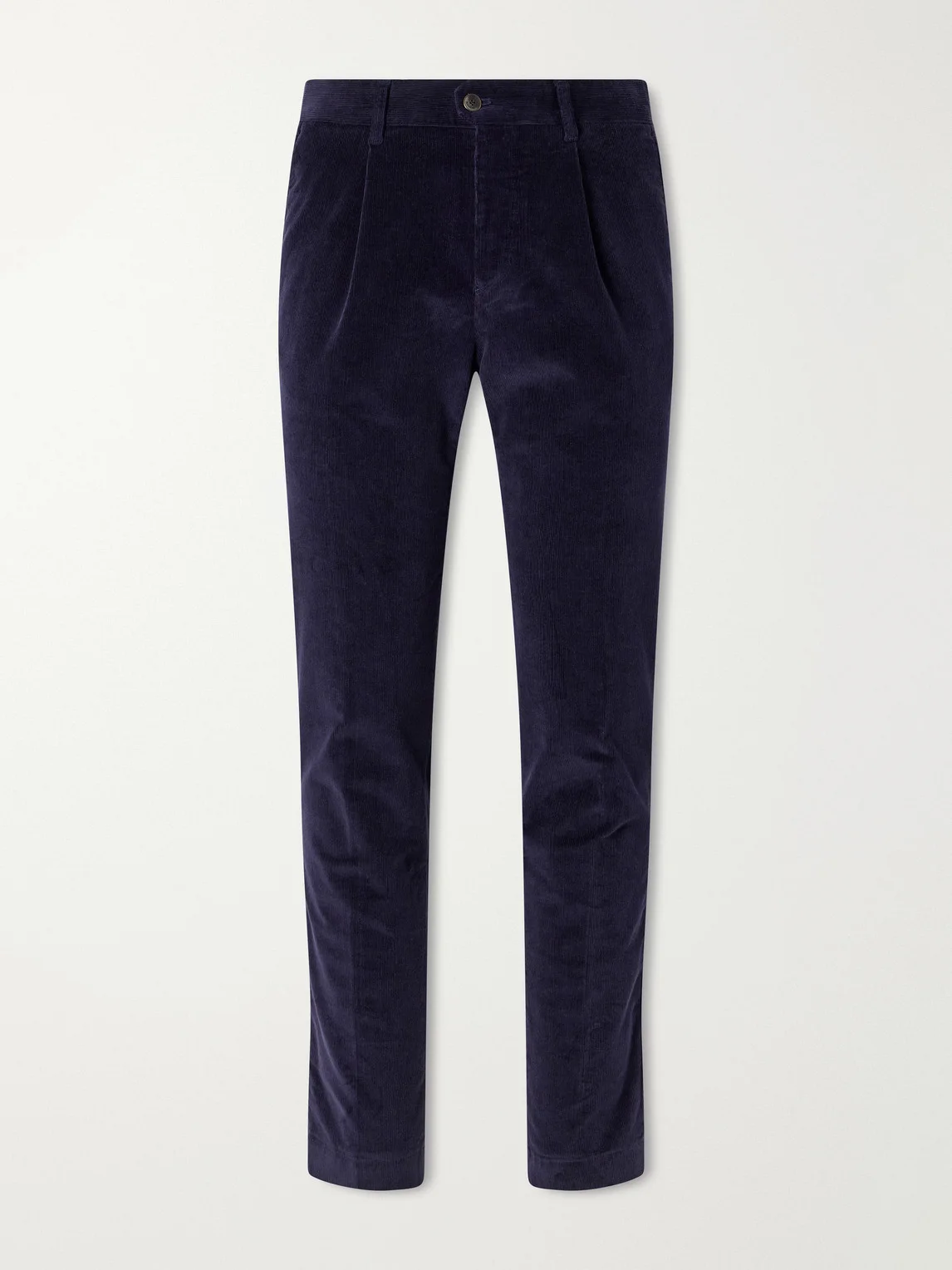Incotex Straight-Leg Stretch Cotton-Corduroy Trousers - 1