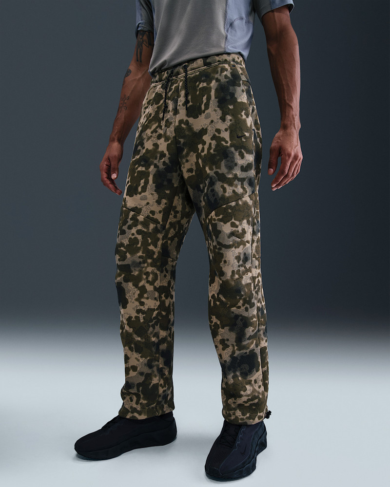 Nike Nike Tech Men's Open-Hem Fleece Camo Pants outlook