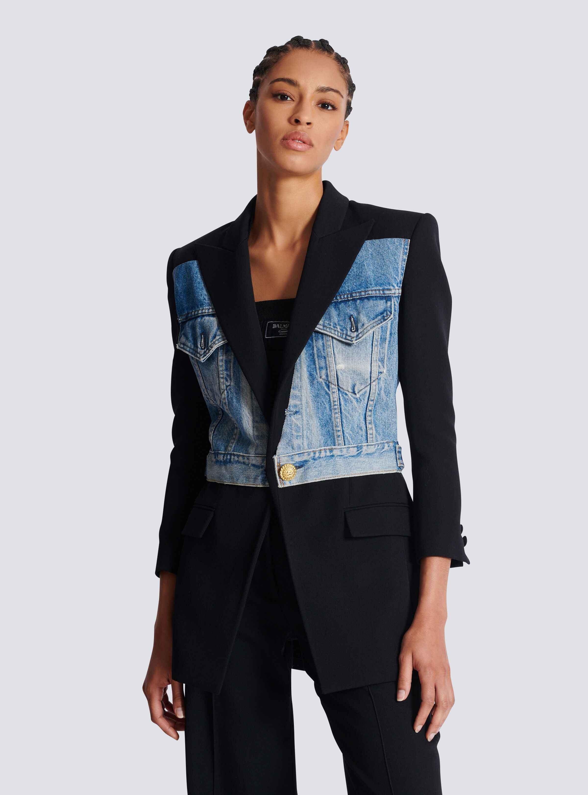 1-button bi-material jacket - 6