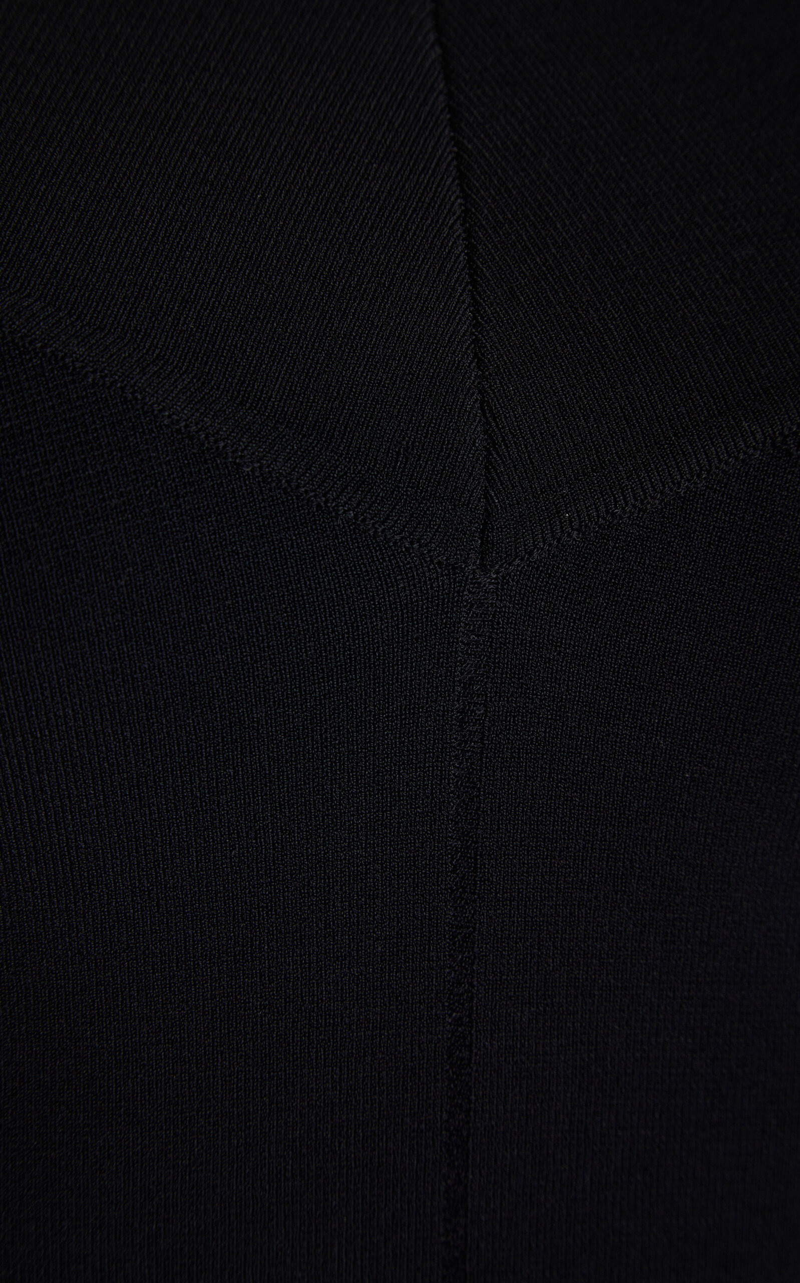Compact Knit Off-The-Shoulder Top black - 5