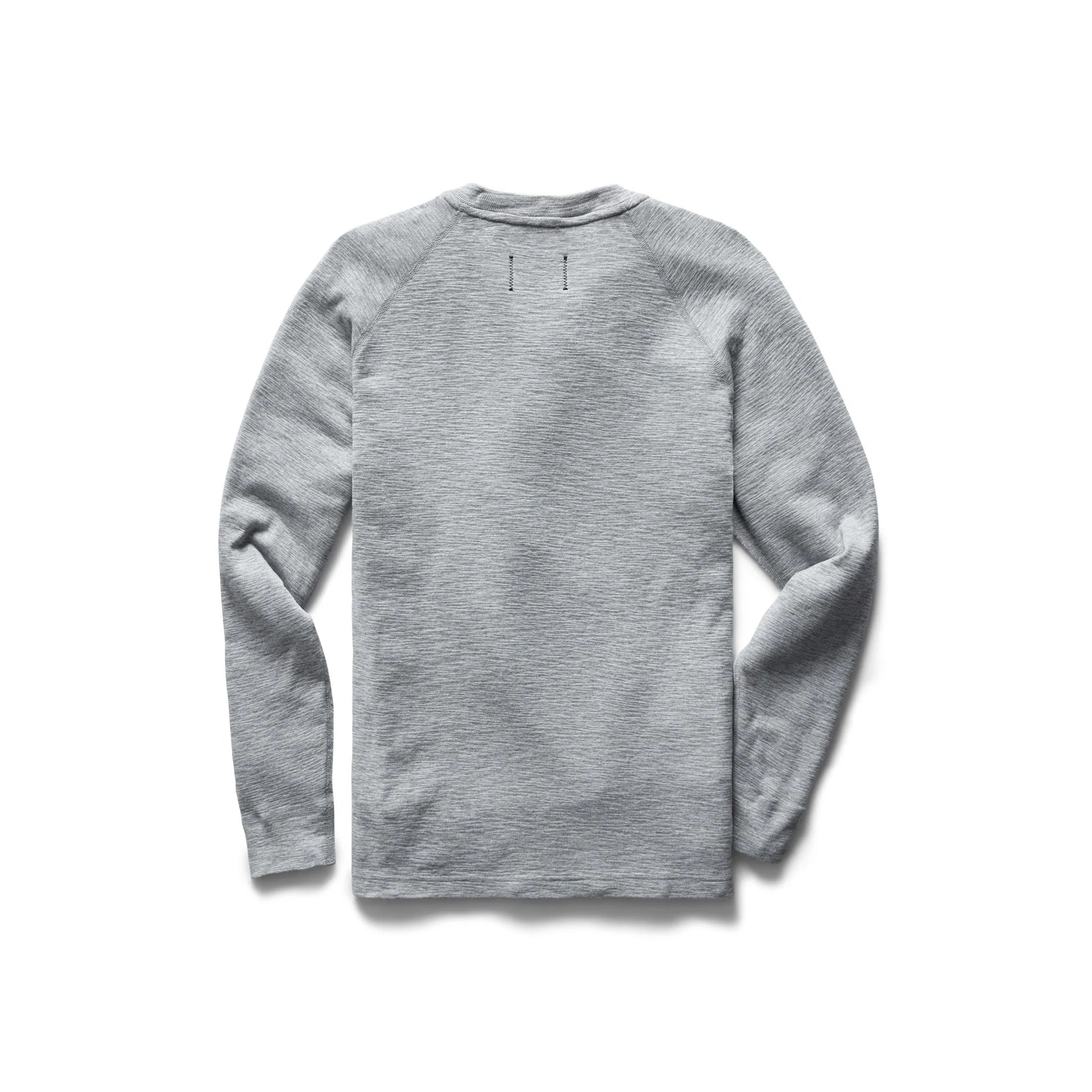 1x1 Slub Henley Heather Grey - 2