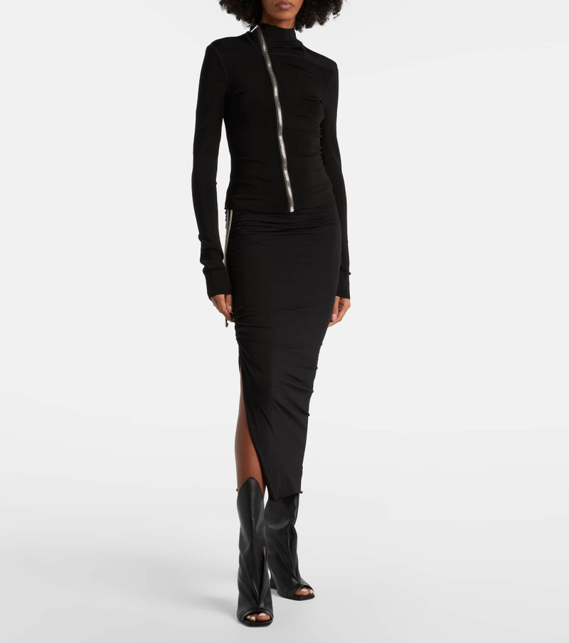 Rick Owens Lilies Lilies Gary jersey jacket outlook