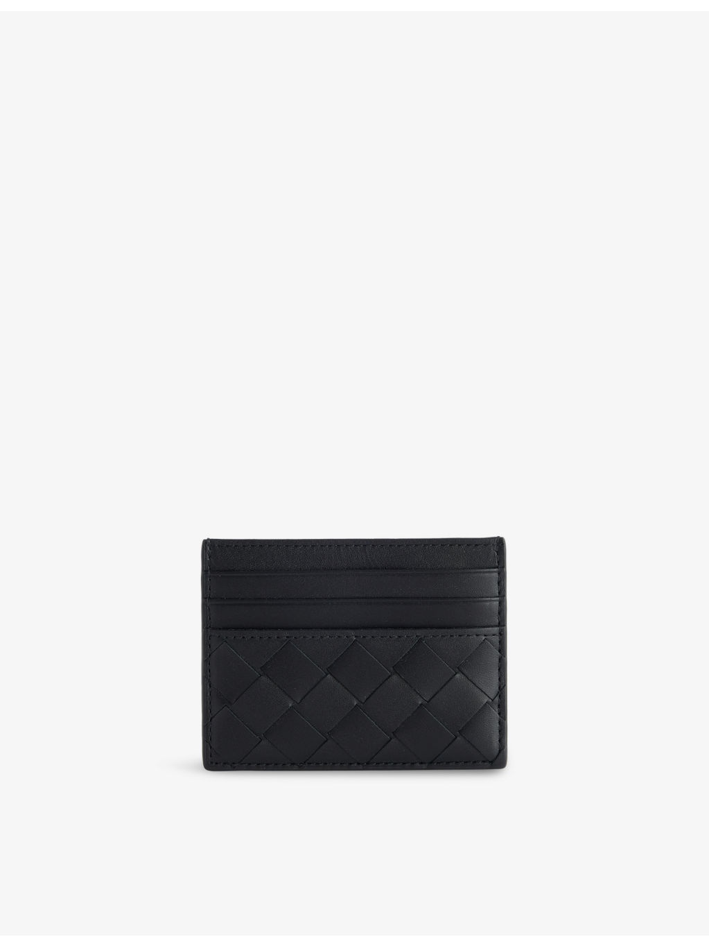 Intrecciato Leather Credit Card Holder - 3