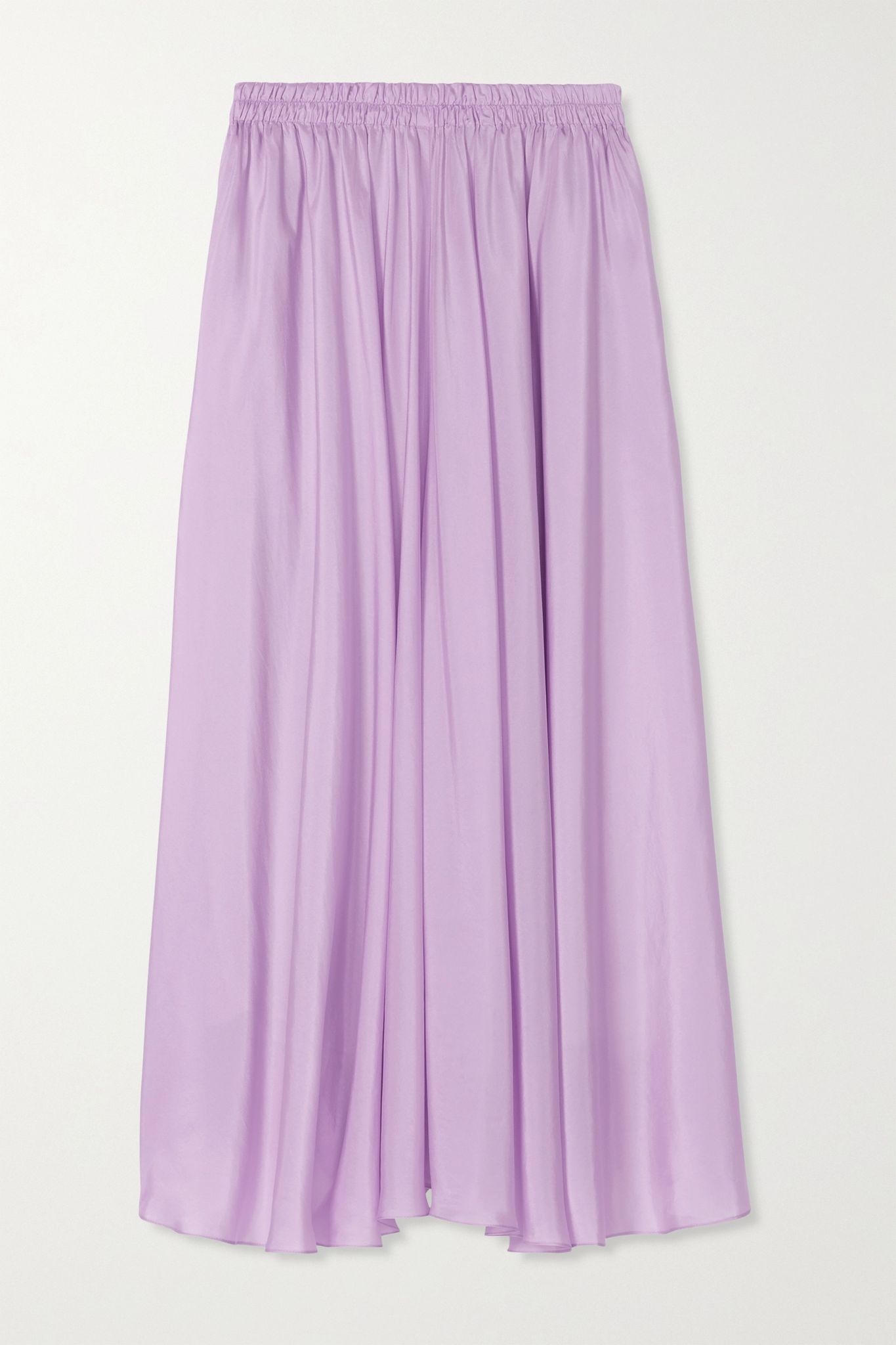 Silk-habotai midi skirt - 1