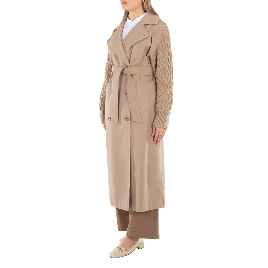 Max Mara Cicladi Water-Repellent Gabardine Trench Coat - 3
