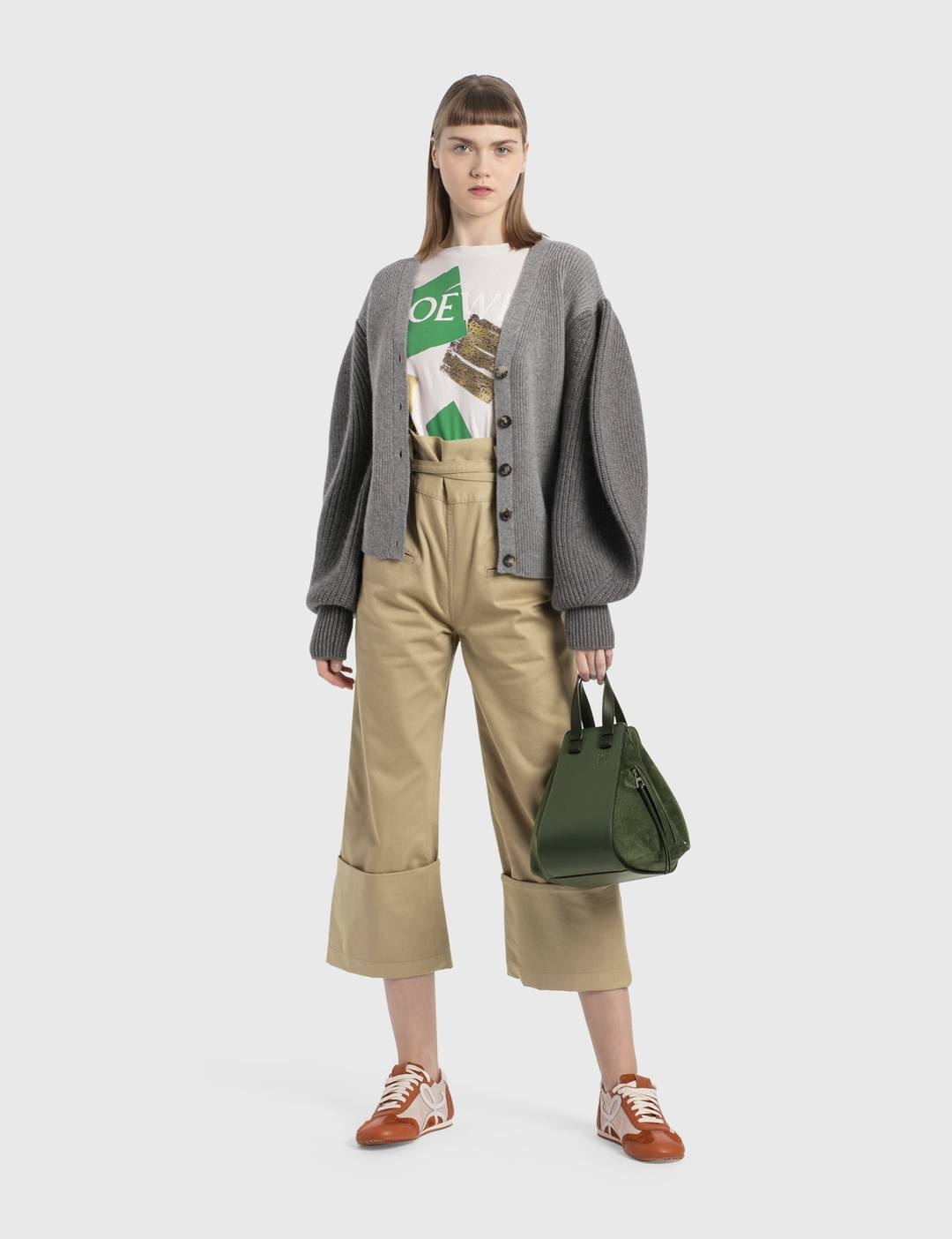 Oversize Turn Up Trousers - 5