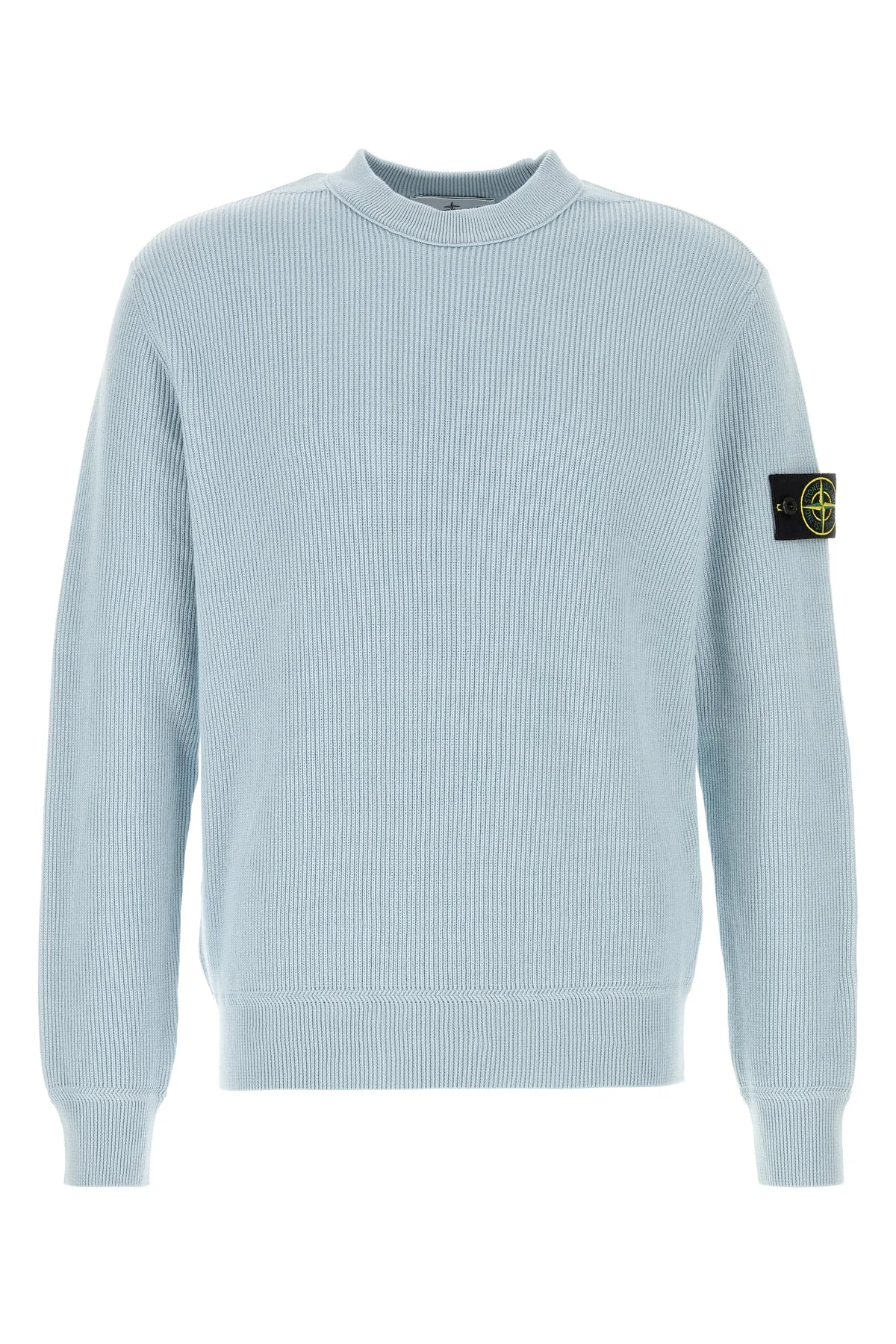Light-blue cotton sweater - 1