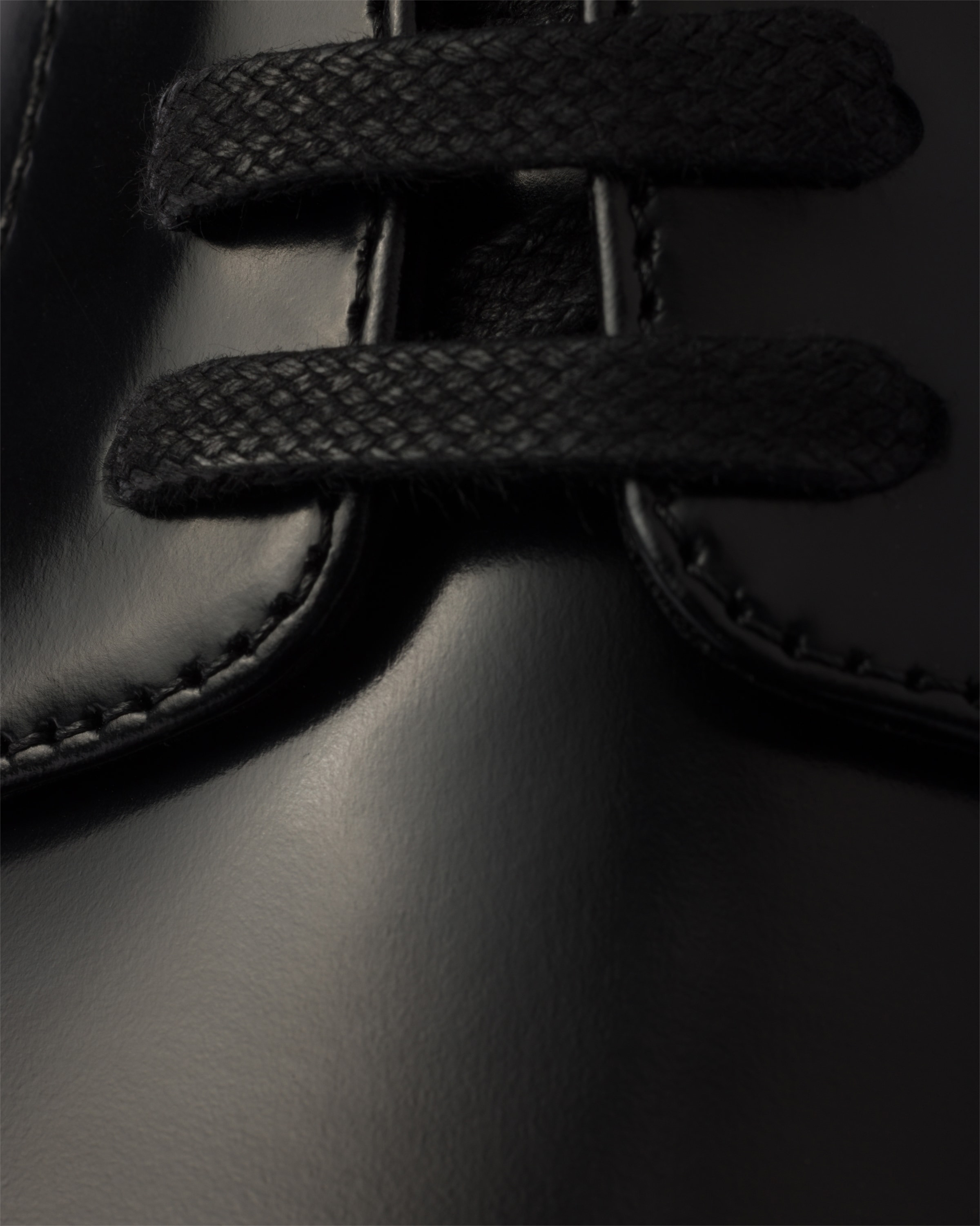 Brushed leather lace-up shoes - 6
