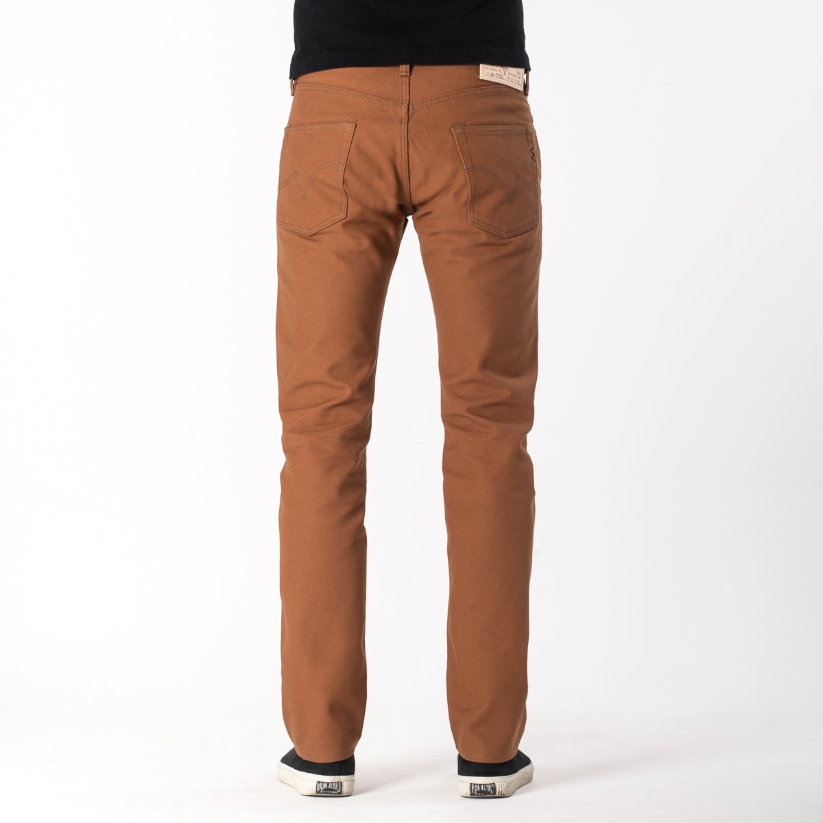 IH-777D 17oz Duck Slim Tapered Cut Jeans - Brown - 3