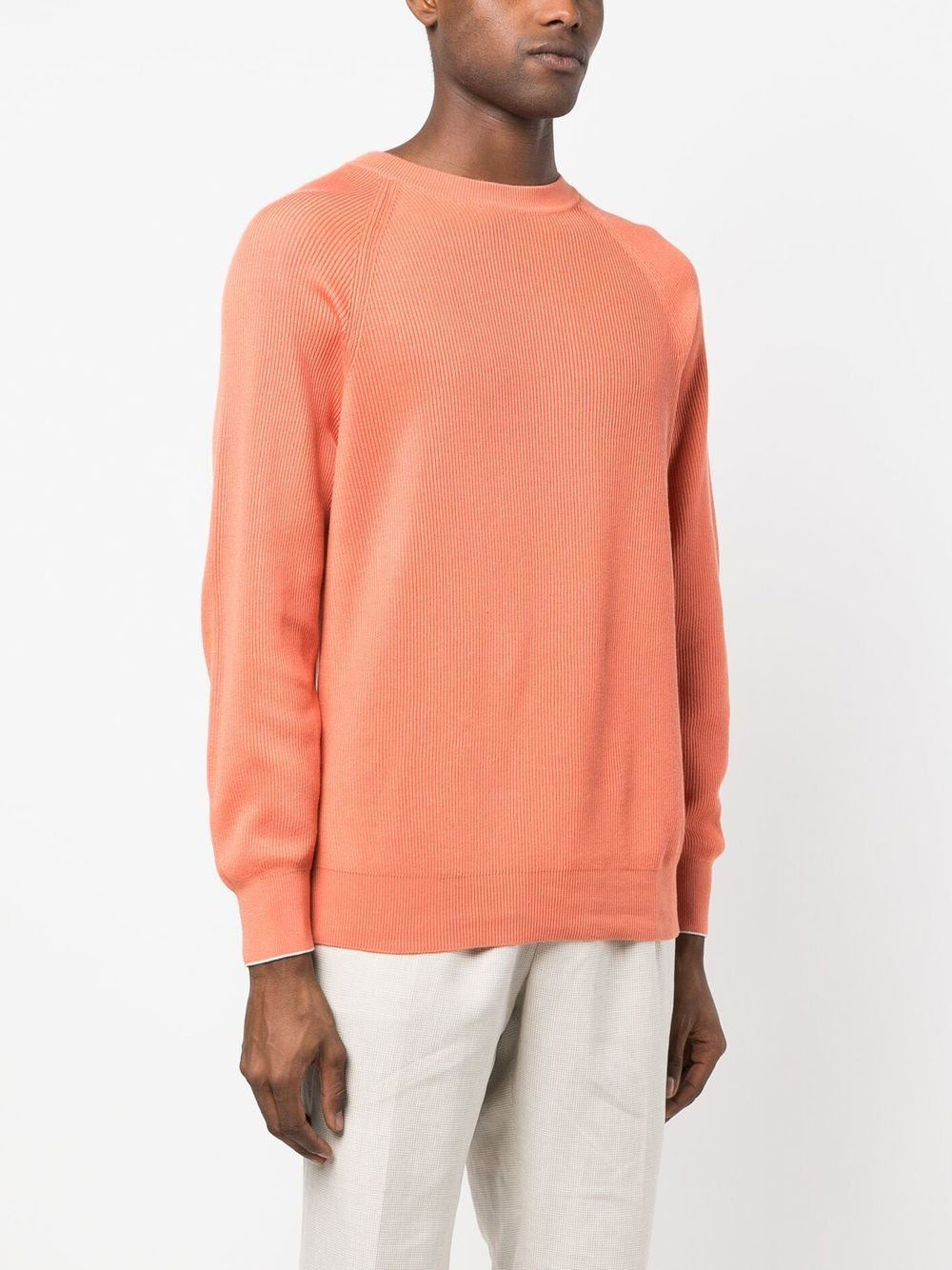 long-sleeve knitted jumper - 3