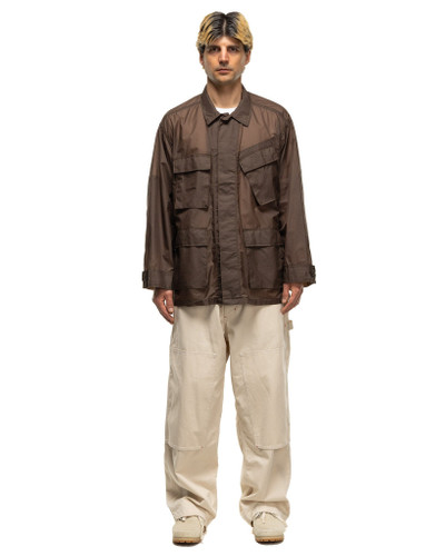 Engineered Garments BDU Jacket Nylon Micro Ripstop DK Brown outlook
