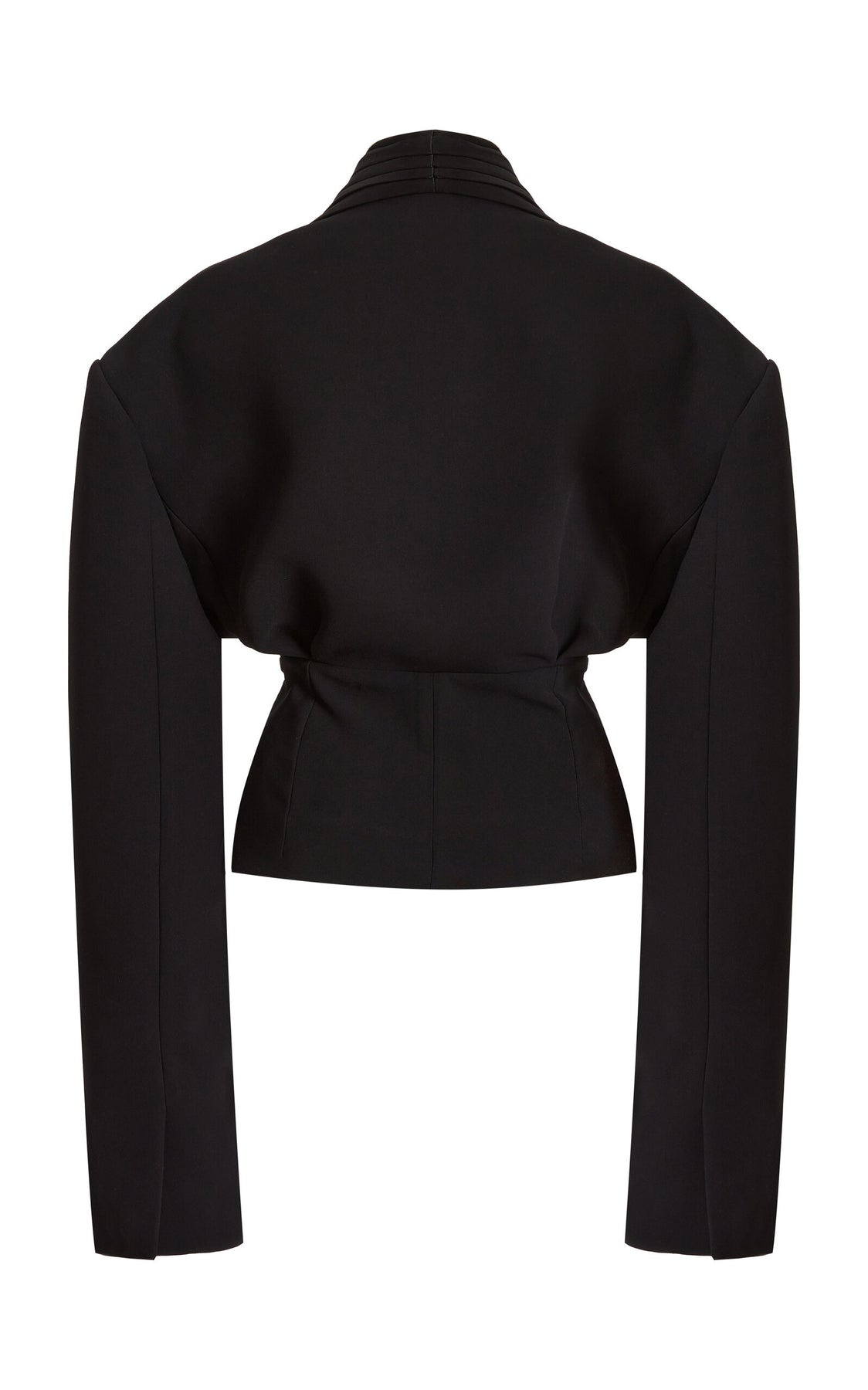 CUMMERBUND COLLAR TUXEDO TOP BLACK - 9