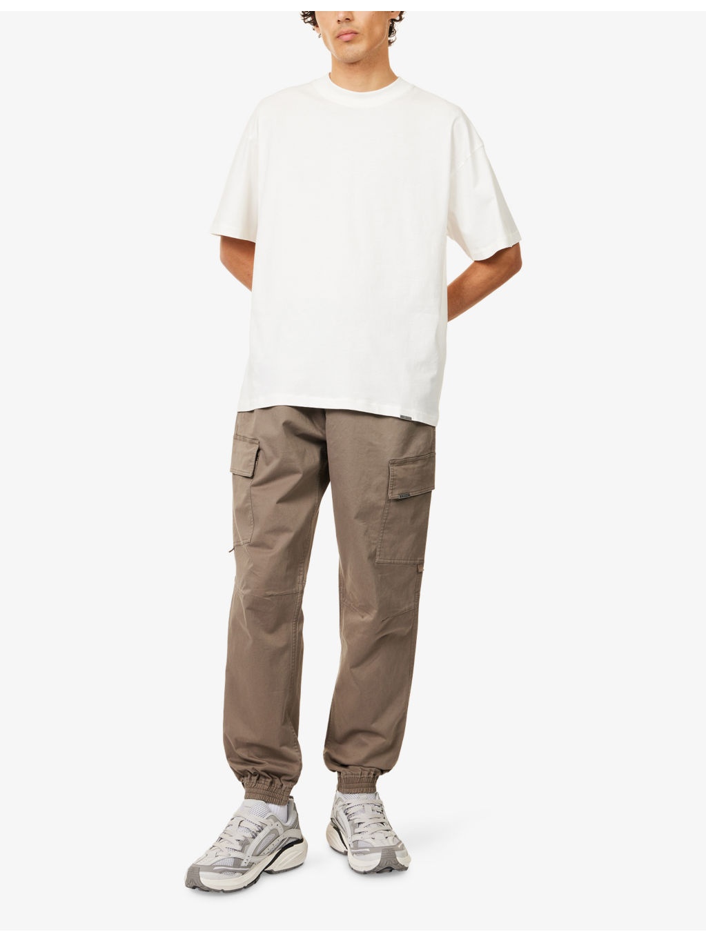 Initial Oversized Cotton-Jersey T-Shirt - 2