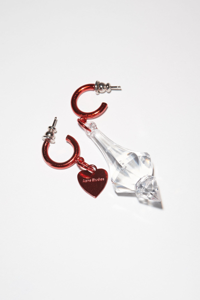Acne Studios Chandelier earrings - Red outlook