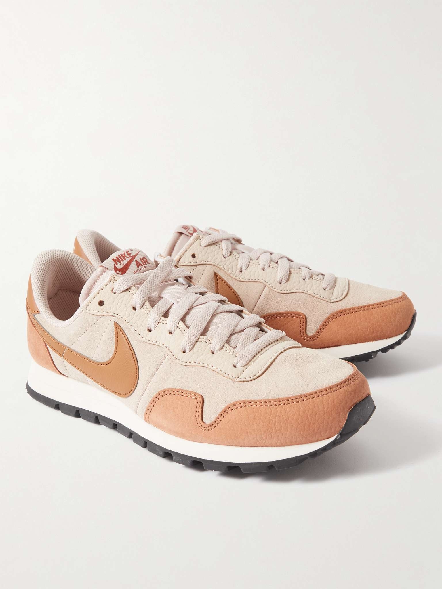 Air Pegasus 83 Nubuck and Leather Sneakers - 4