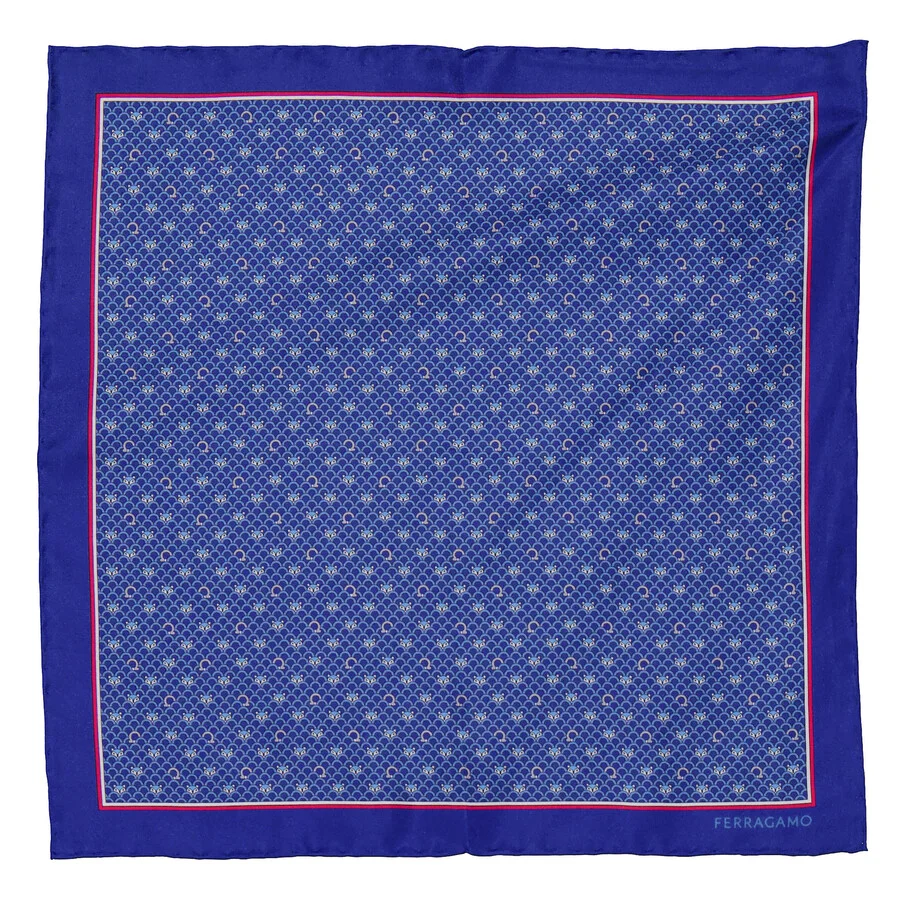 Ferragamo Fantasia Animal Print Pocket Square - 1
