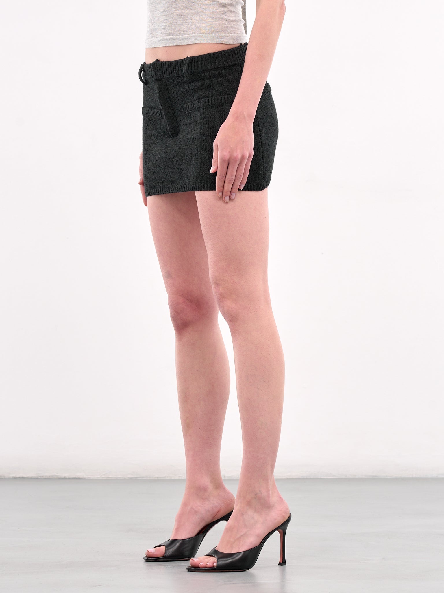 Knit Mini Skirt - 2