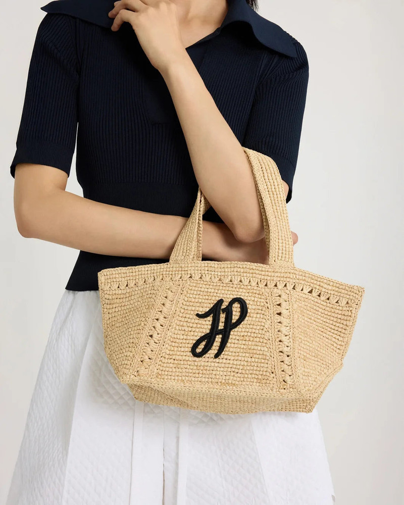 SMALL JP MONOGRAM TRAPEZE TOTE 4