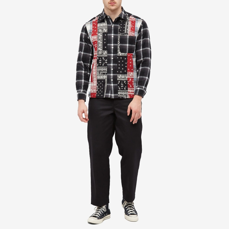 SOPHNET Vertical Paneled Shirt 4