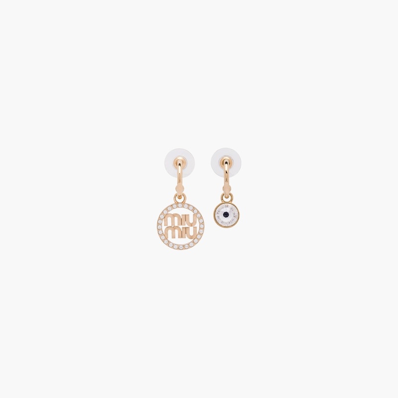 Crystal pendant earrings - 2