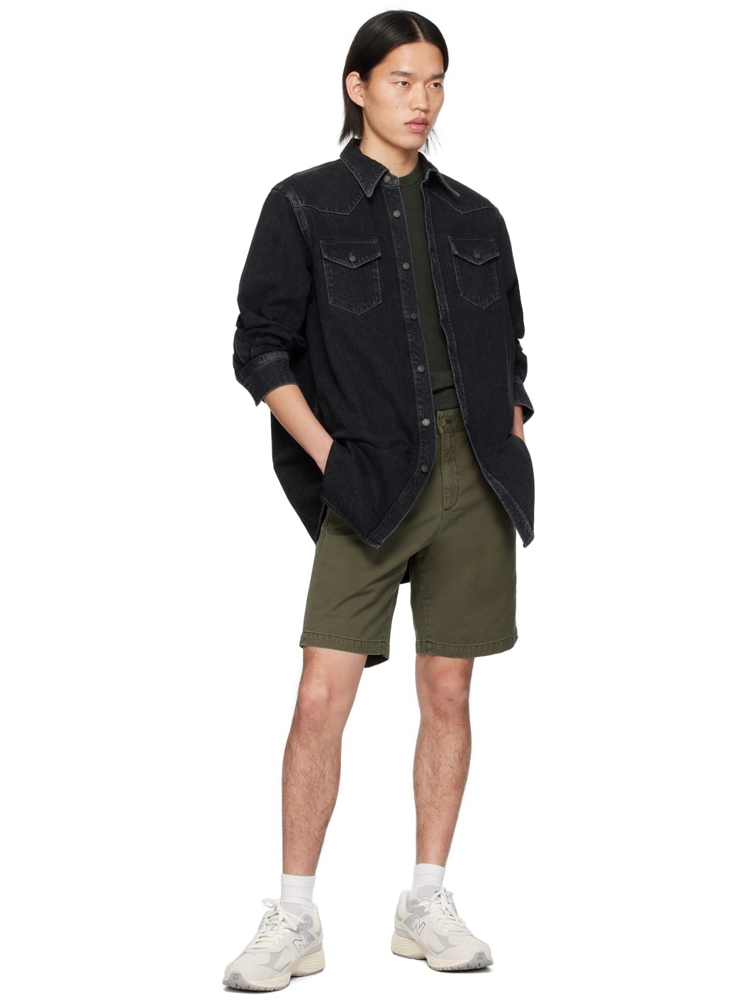 Green Vinson Shorts - 4