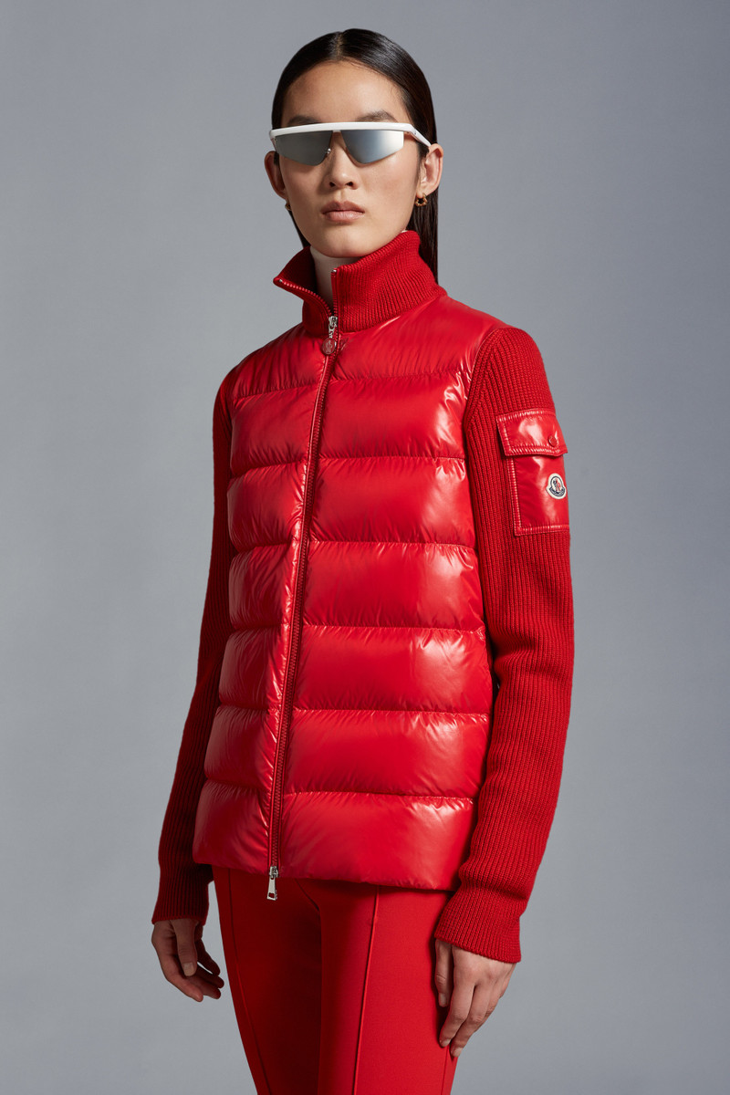 Moncler Padded Wool Cardigan outlook