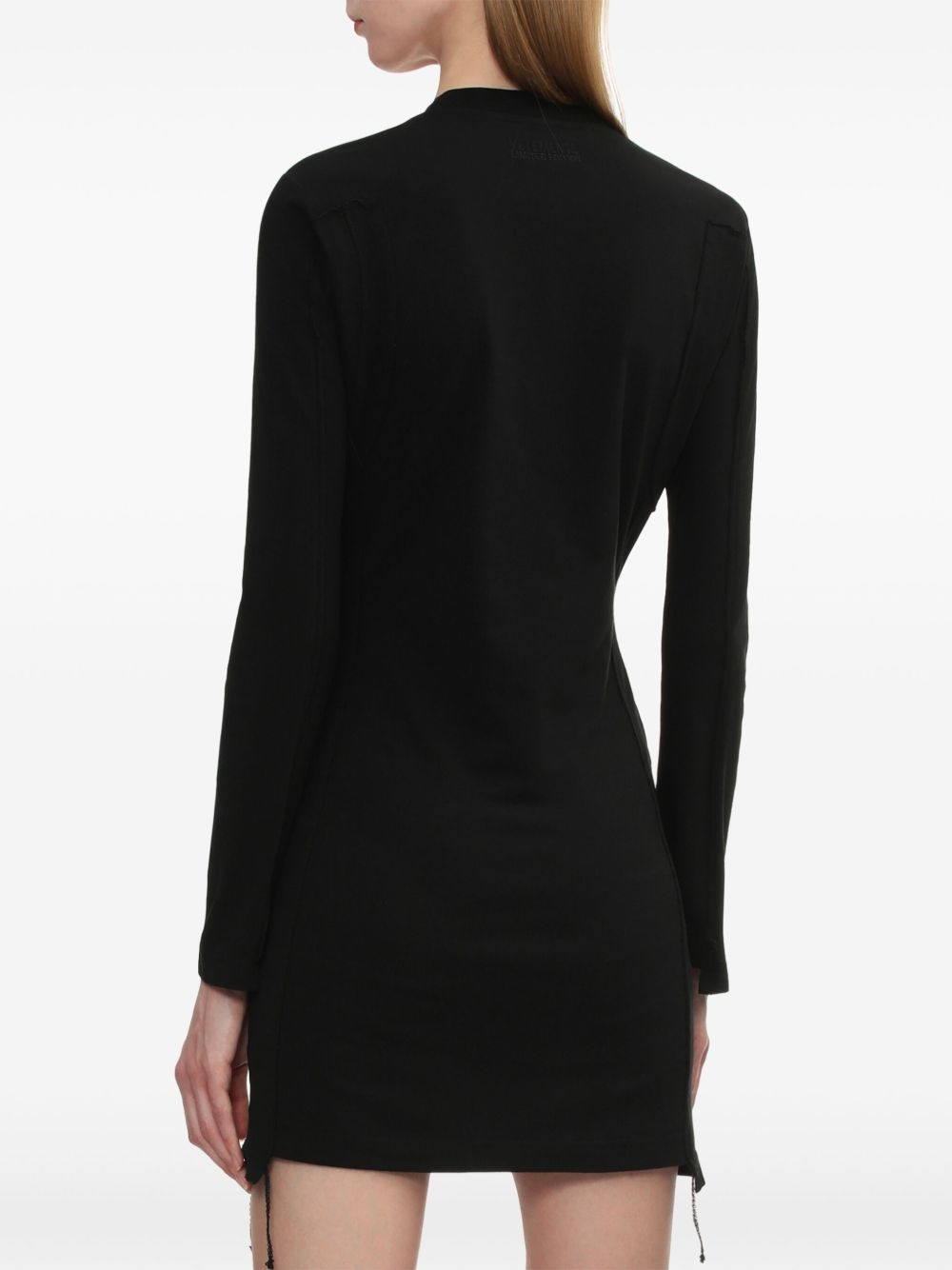 logo-print mini dress - 4
