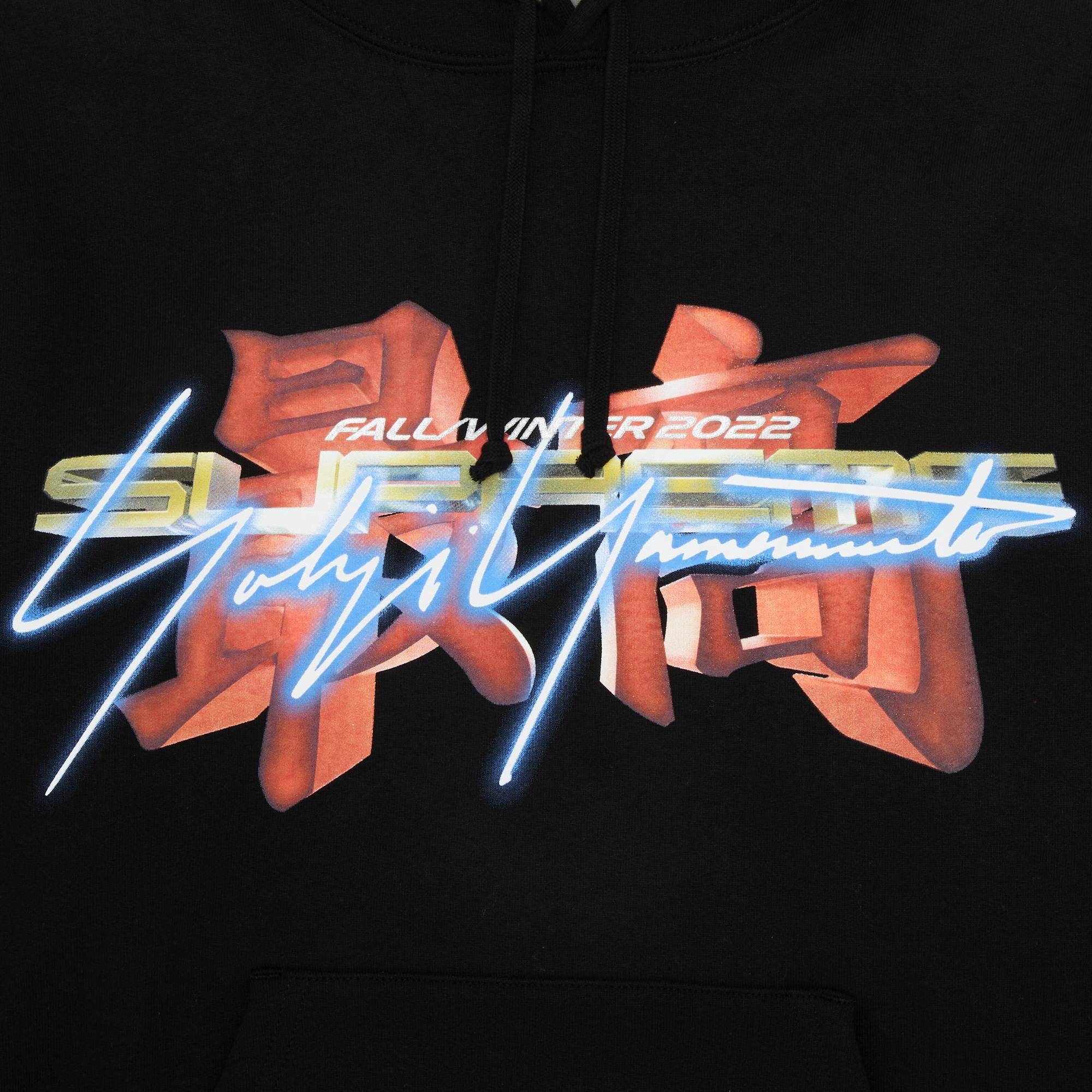 Supreme x Yohji Yamamoto x TEKKEN Hooded Sweatshirt 'Black' - 3