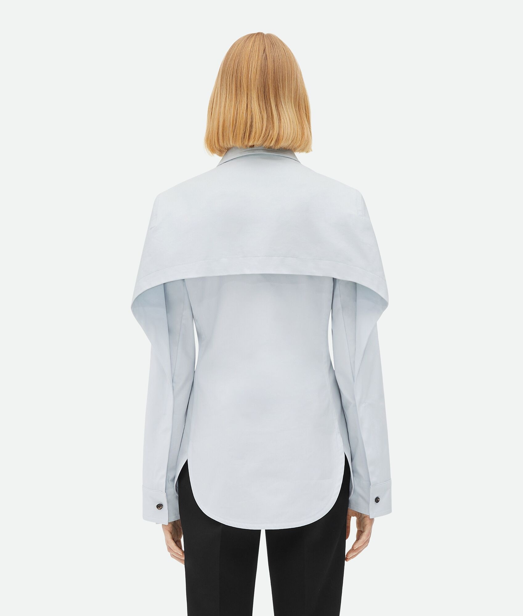 Cotton Shirt With Storm Flap - 3