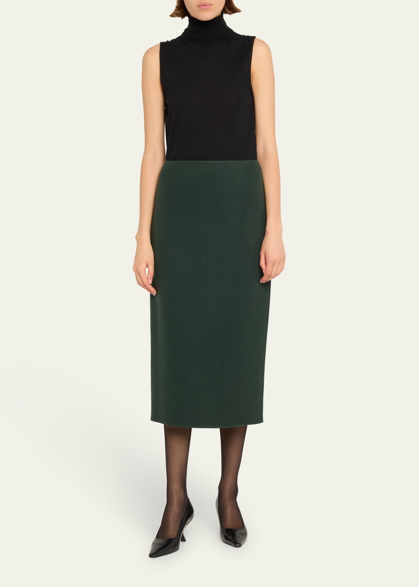 Bartellette Long Cashmere Skirt - 2