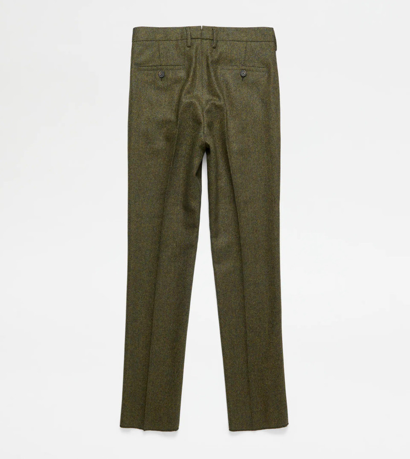 CLASSIC SHETLAND TROUSERS - GREEN 8