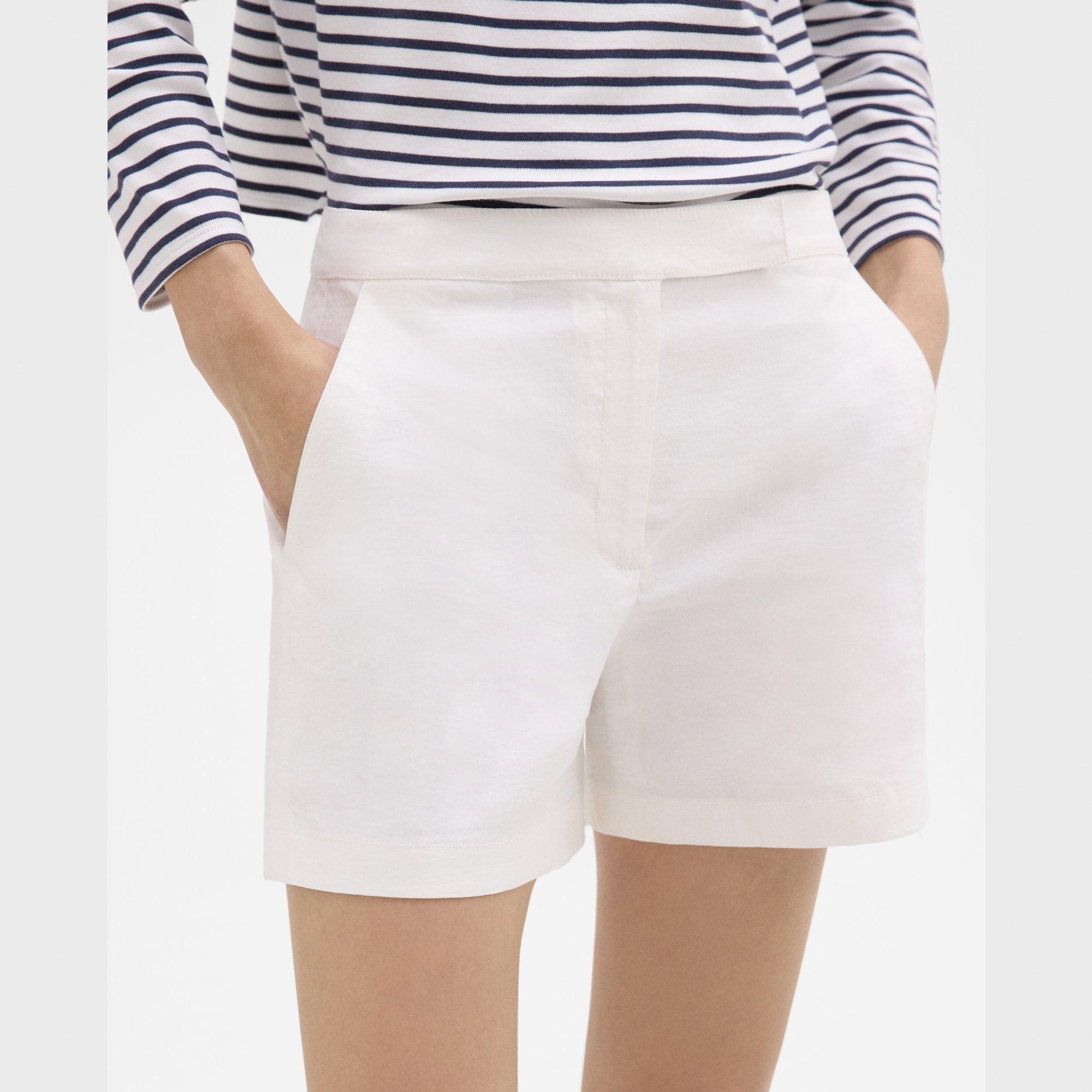 Waist Tab Short in Good Linen - 5
