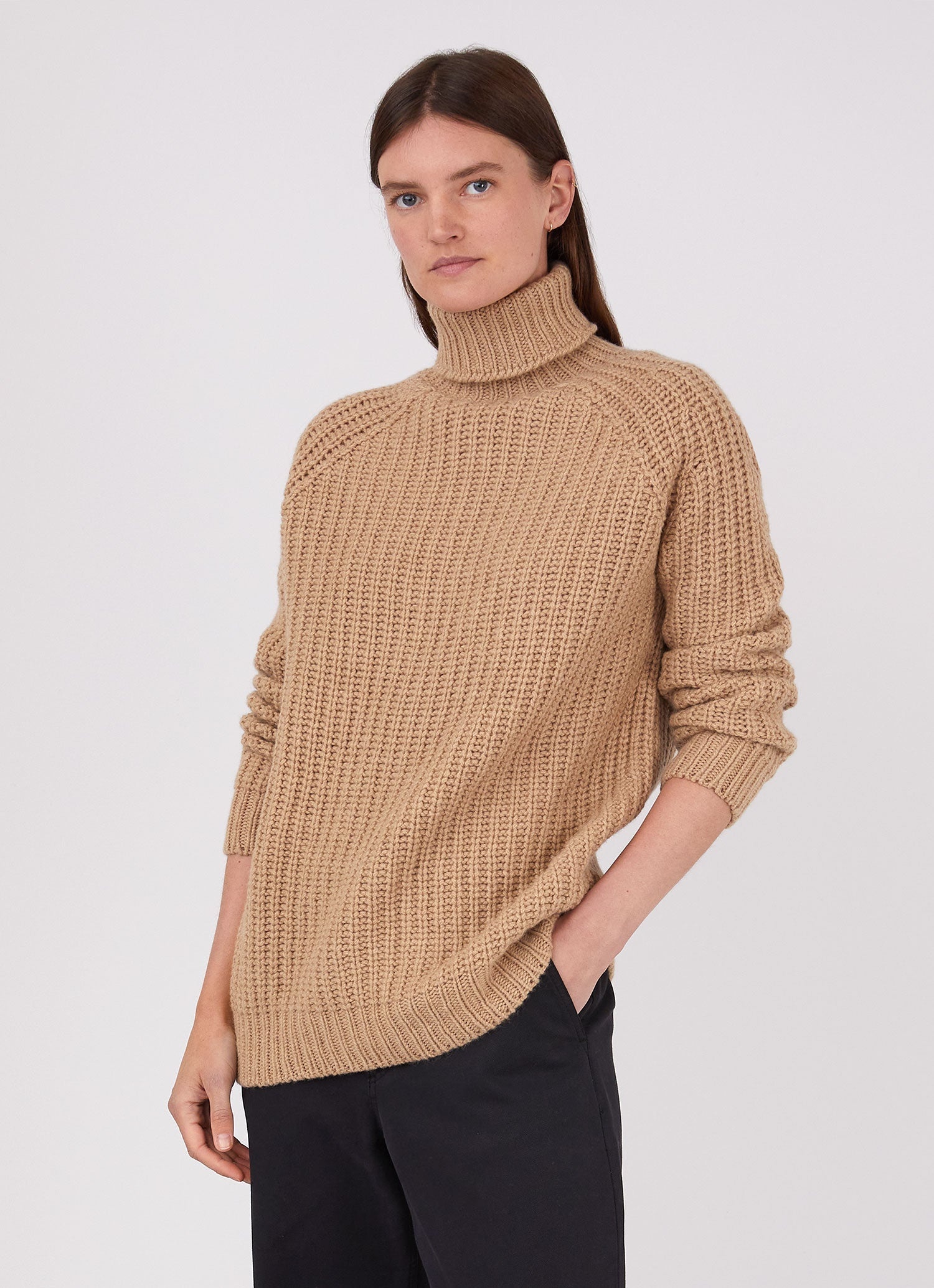 Chunky Roll Neck Jumper - 2