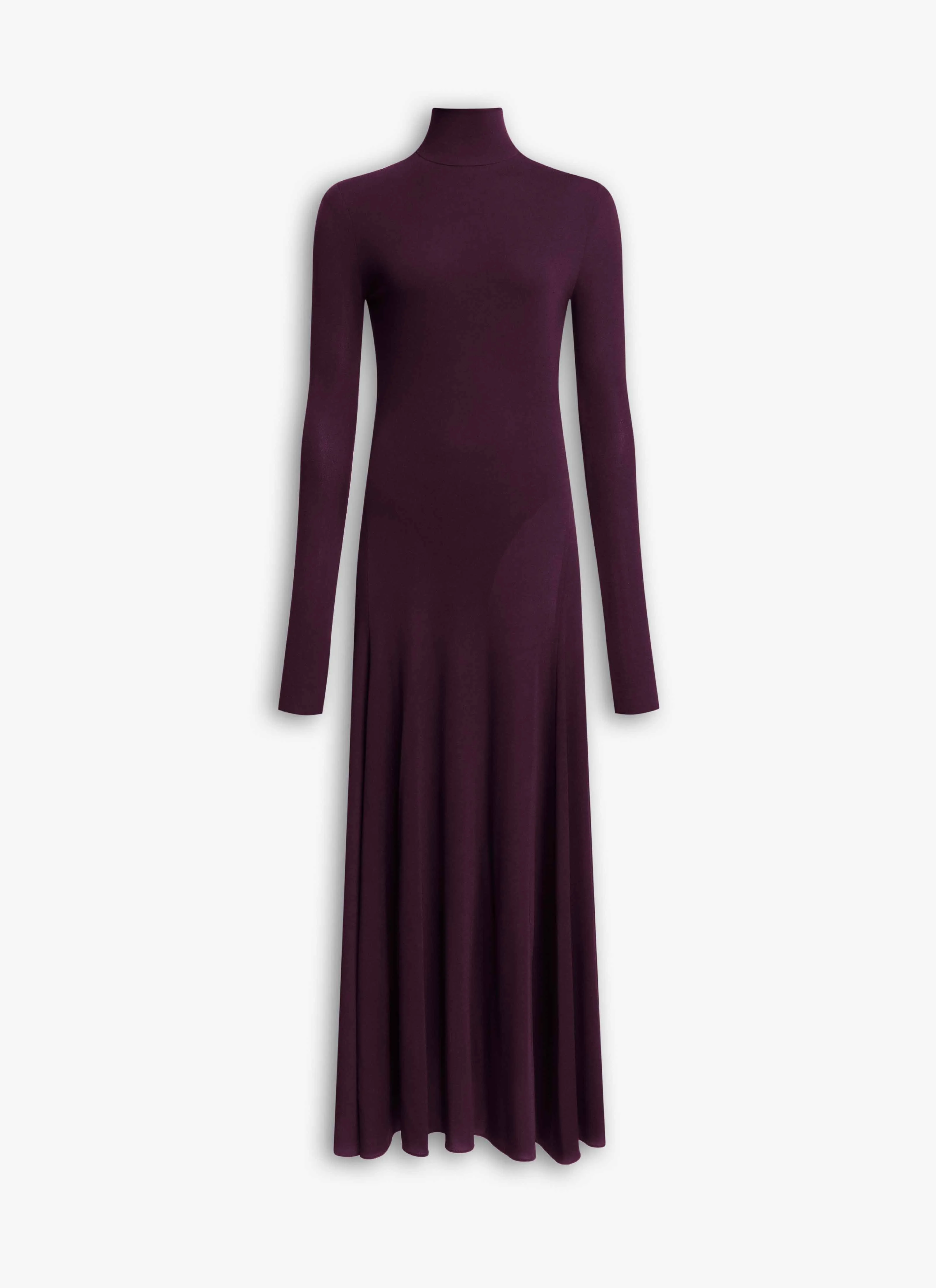 FLUID JERSEY HEART DRESS - 1