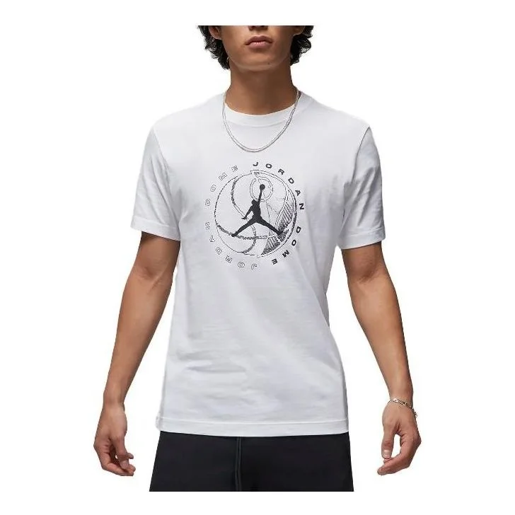 Air Jordan Dri-Fit Sport Graphic T-Shirts 'White' DX9602-100 - 1
