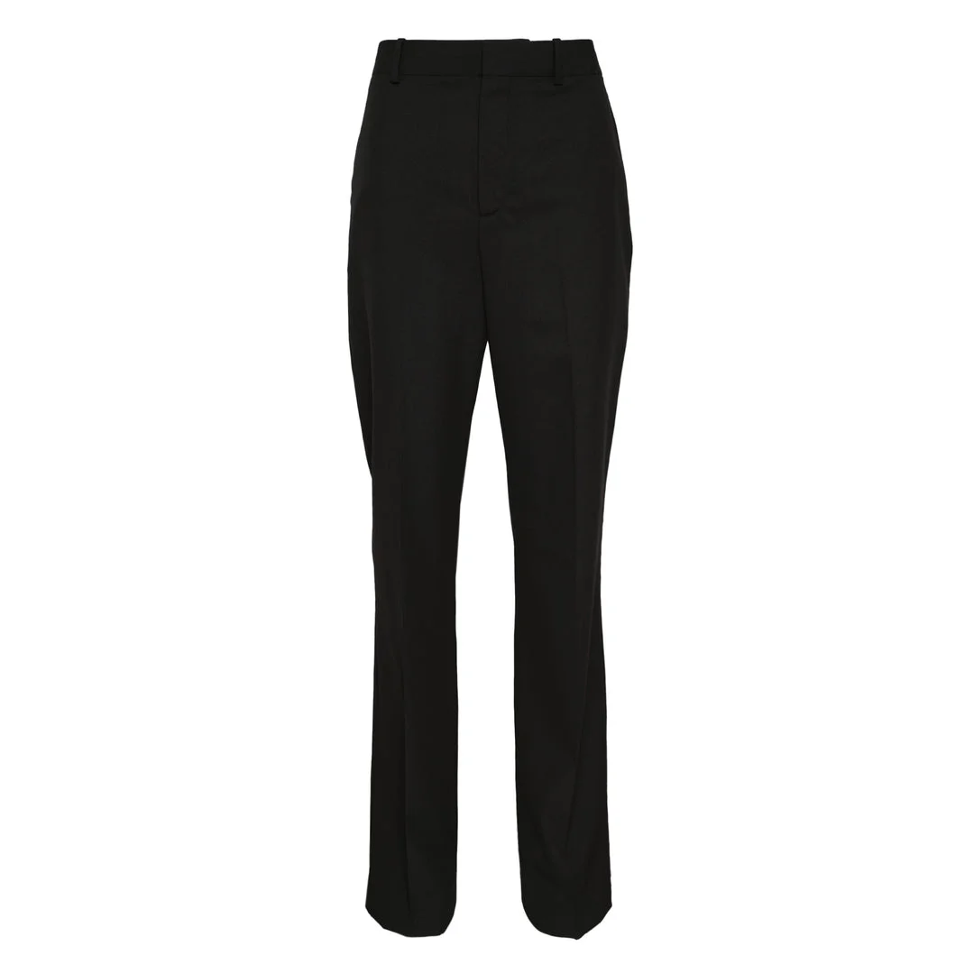 Wool Tube Leg Pants - 1