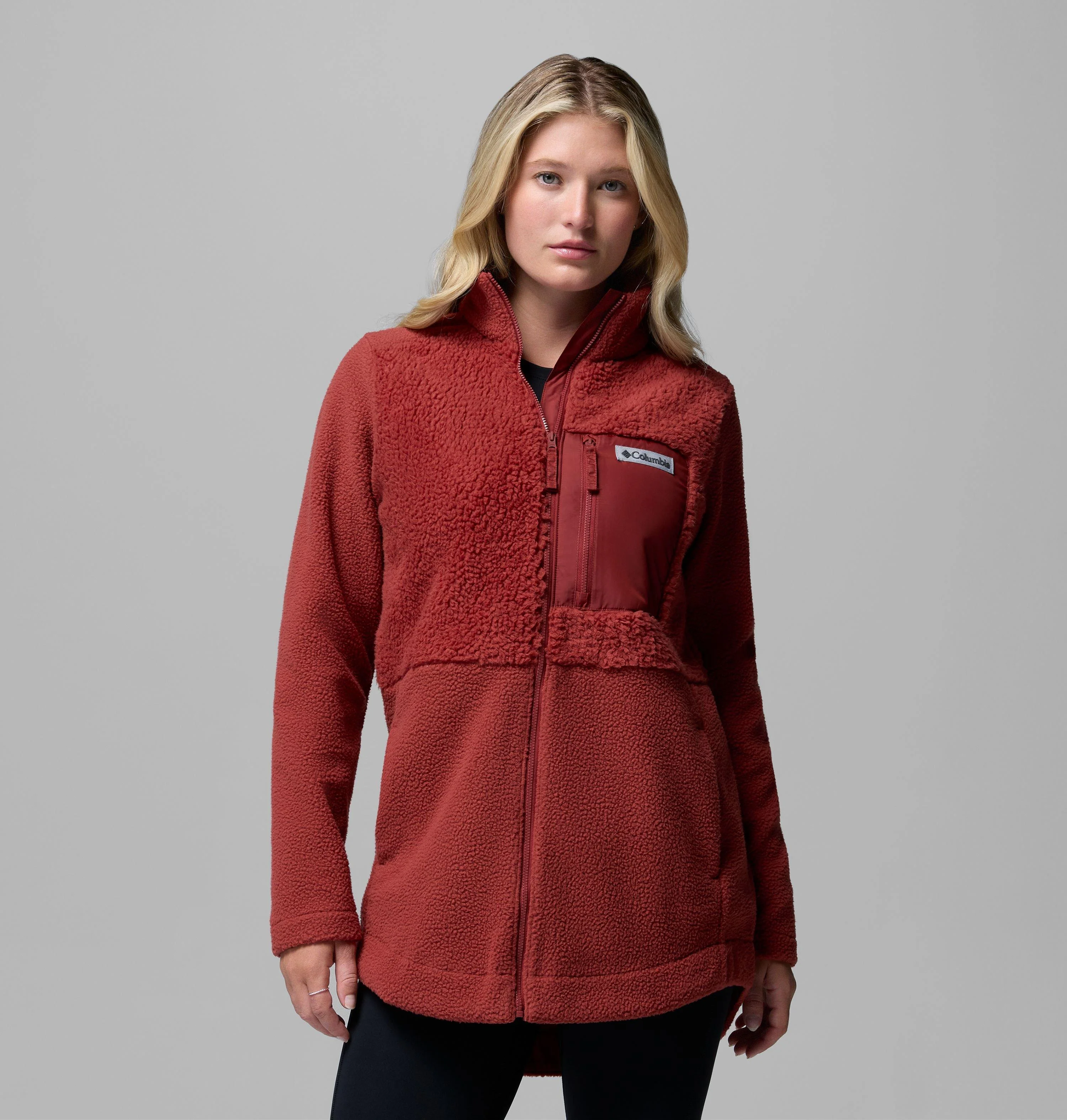 Women's Columbia Lodge Sherpa Full Zip Fleece Jacket - 1