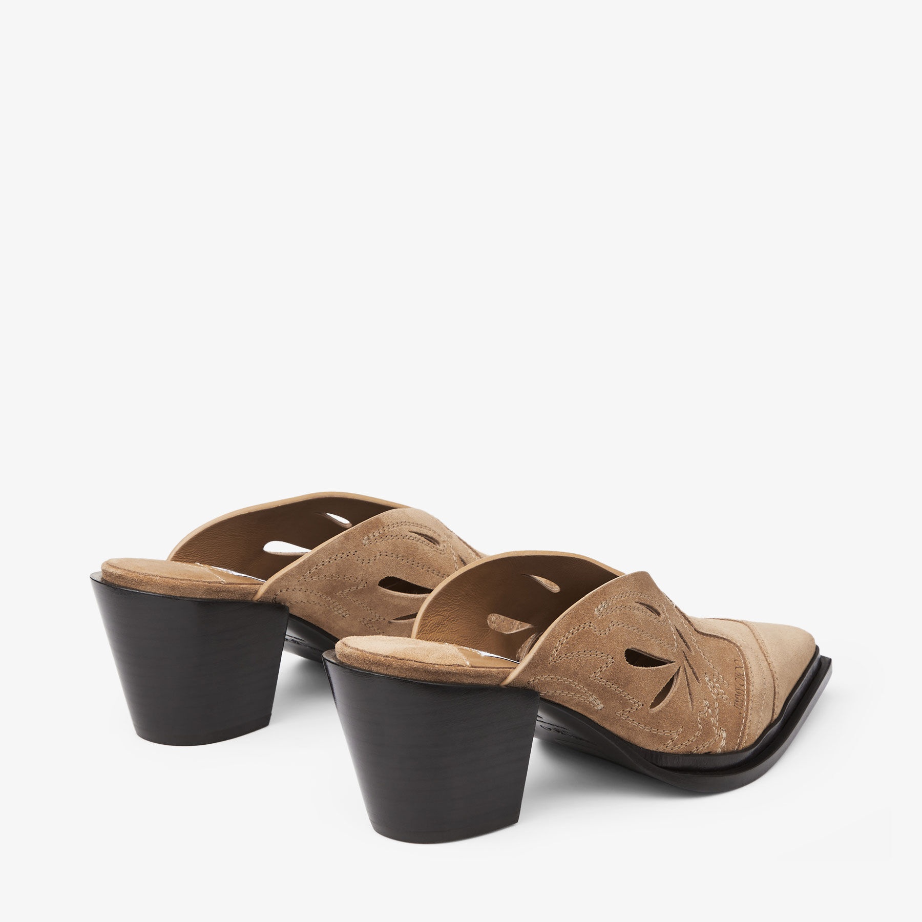 Cece Mule II 60
Rattan Suede Mules - 5