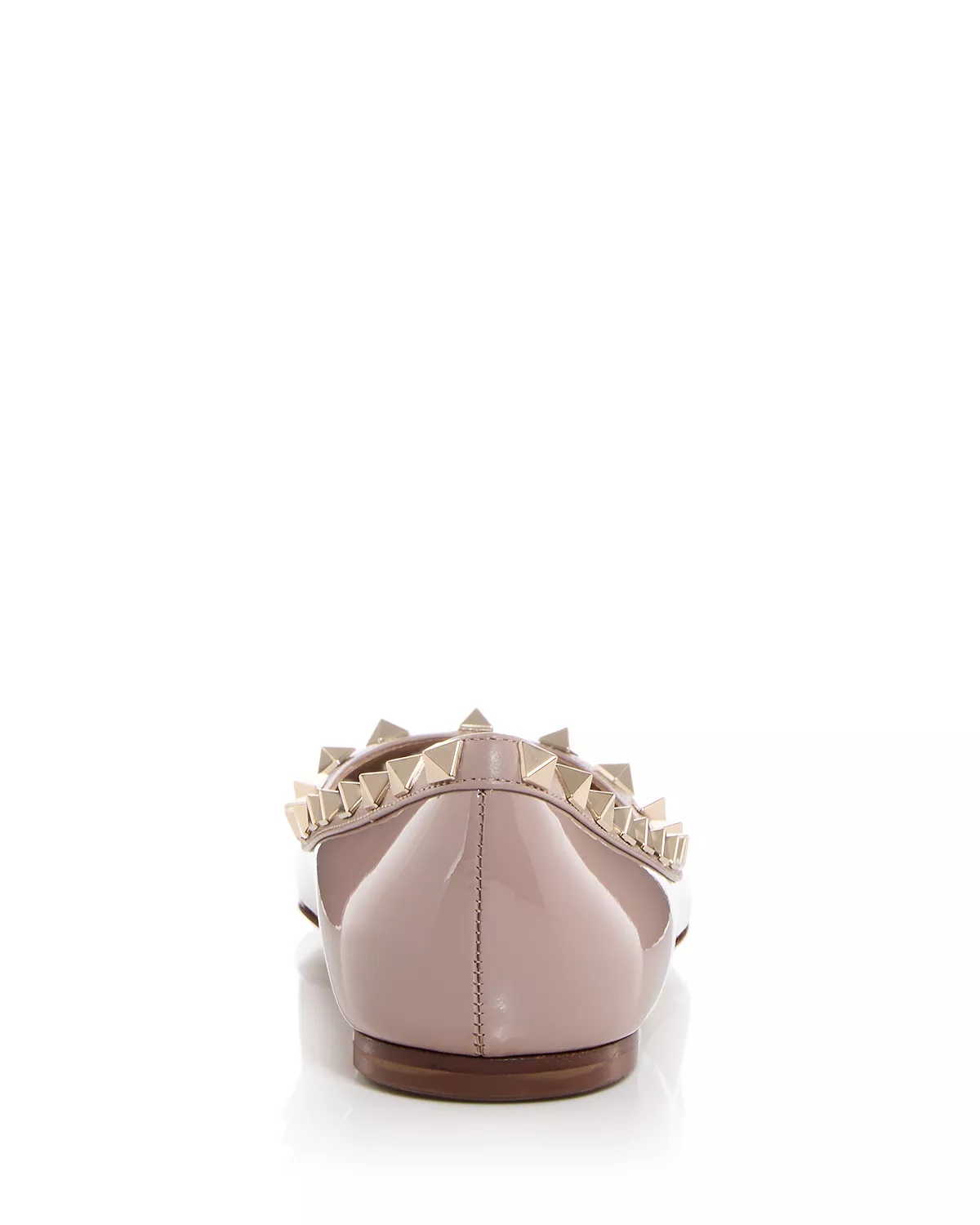 Women's Rockstud Pointed Toe Ballet Flats - 5