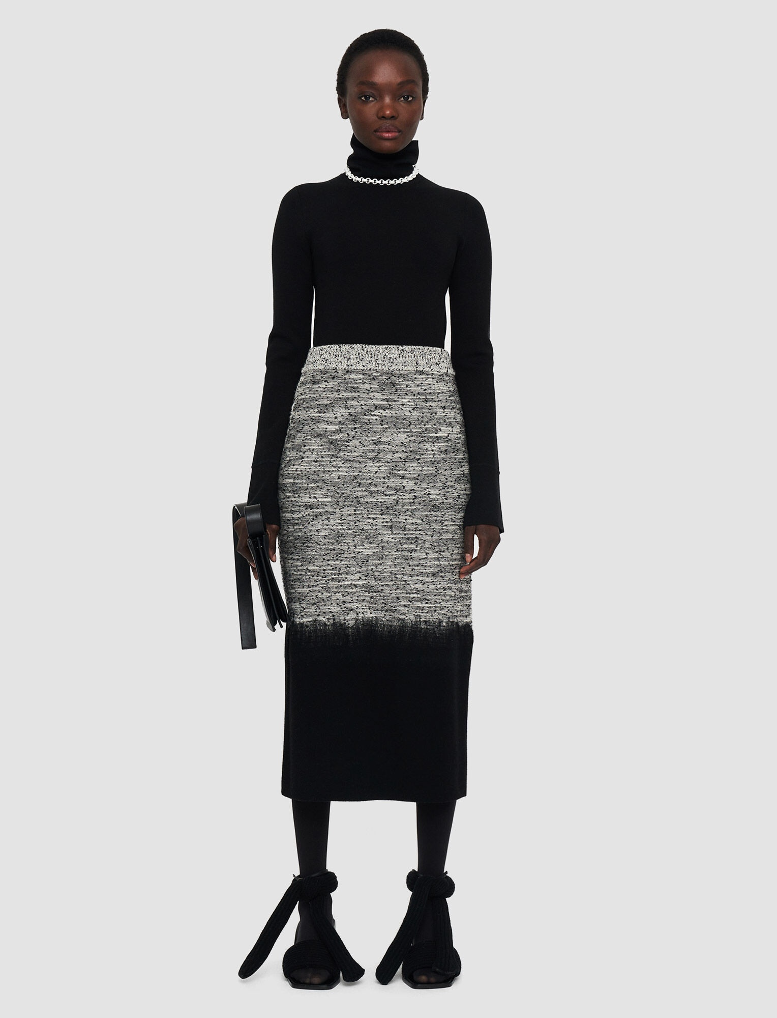 Needle Punch Tweed Skirt - 2